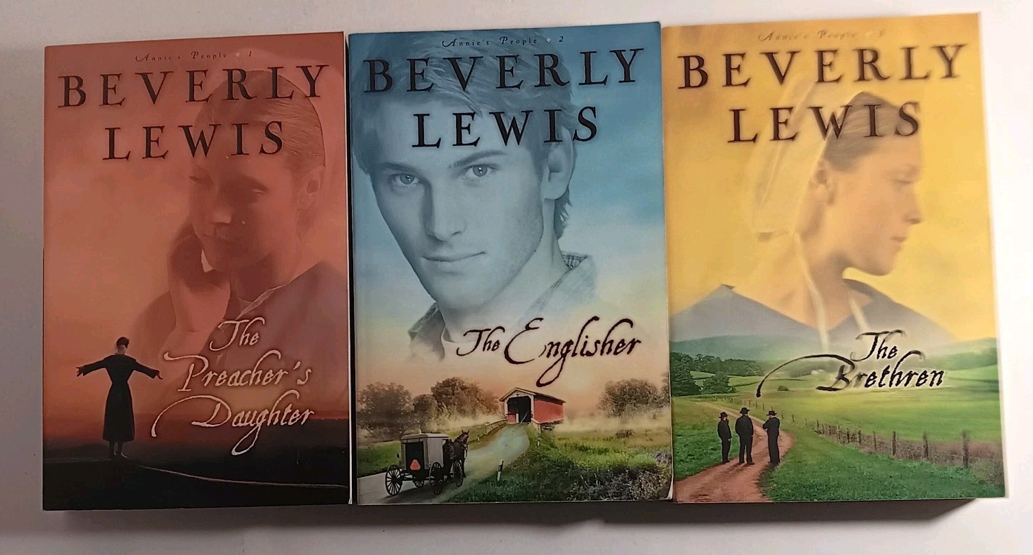 Annie’s People Series by Beverly Lewis Complete Set/lot of 3 Paperback Books
