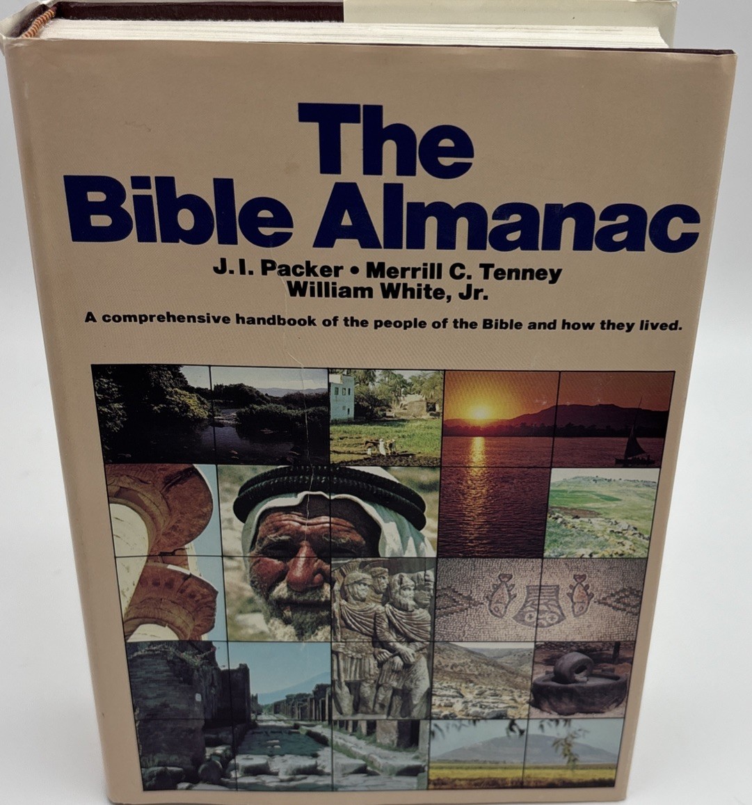 Bible Almanac Comprehensive Handbook of the People Bible Hardcover Book Vintage