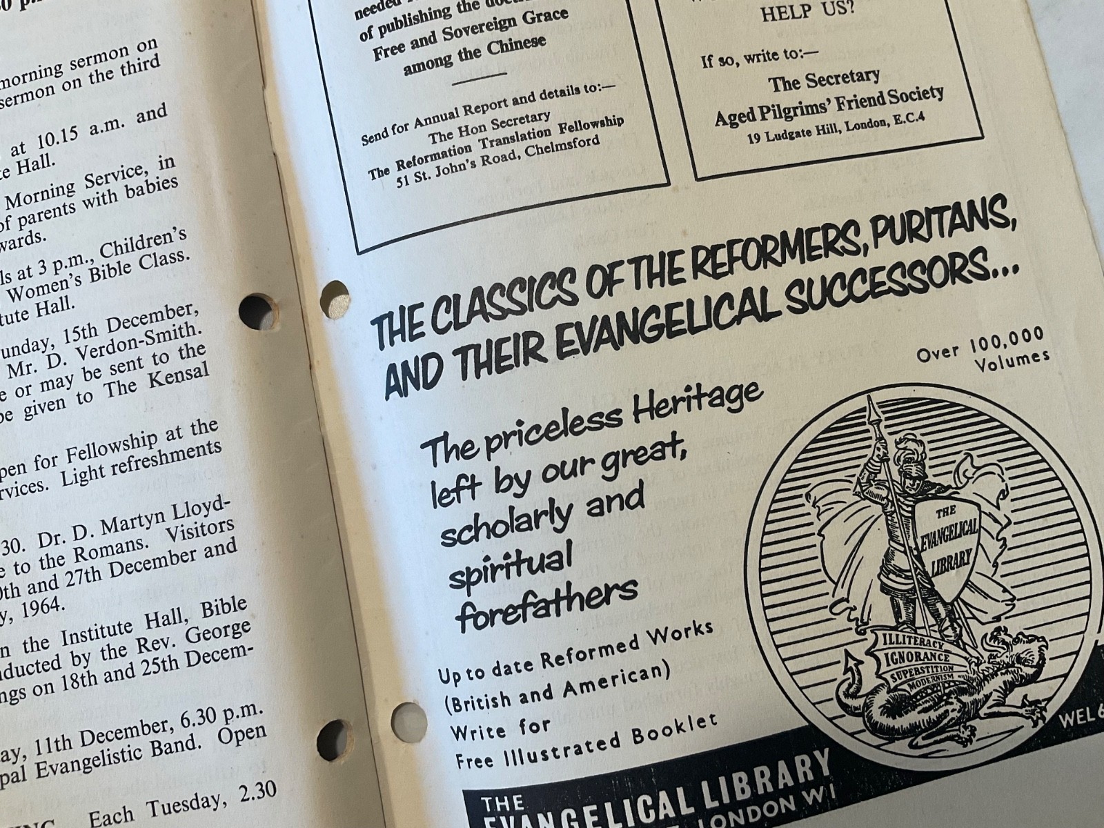 The Westminster Record Martyn Lloyd Jones December 1963 Knowledge Puffs Up