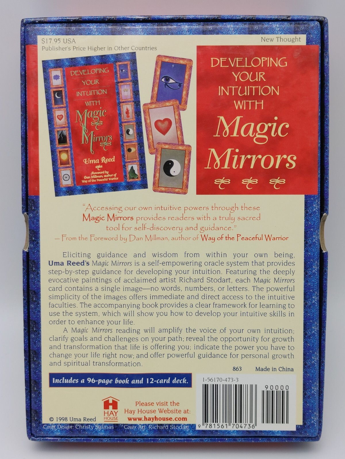MAGIC MIRRORS Oracle Cards 12 Card Pack With Developing Your Intuition Book