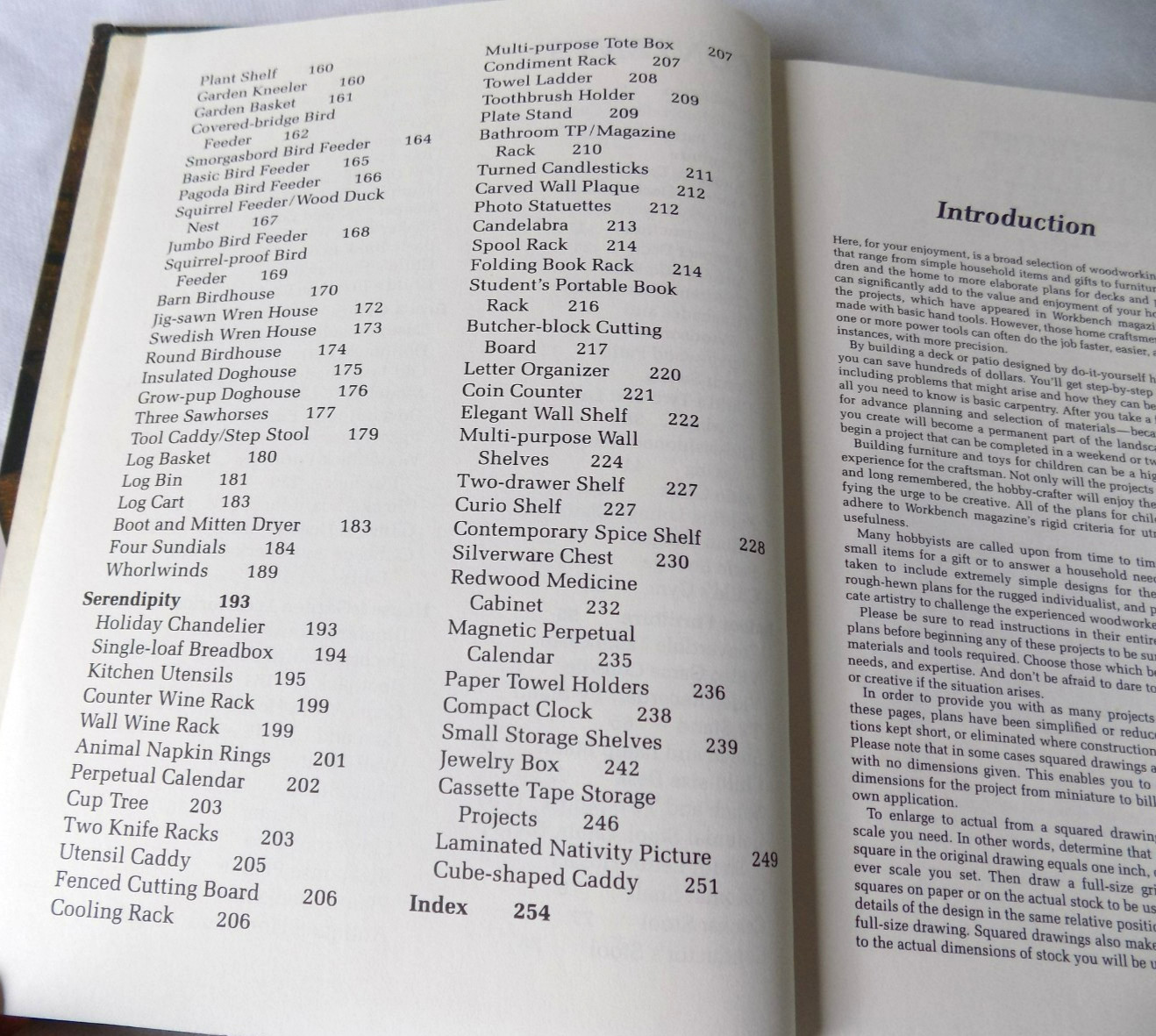 176 Woodworking Projects Workbench Staff 1987 Illustrated Nonfiction Sterling