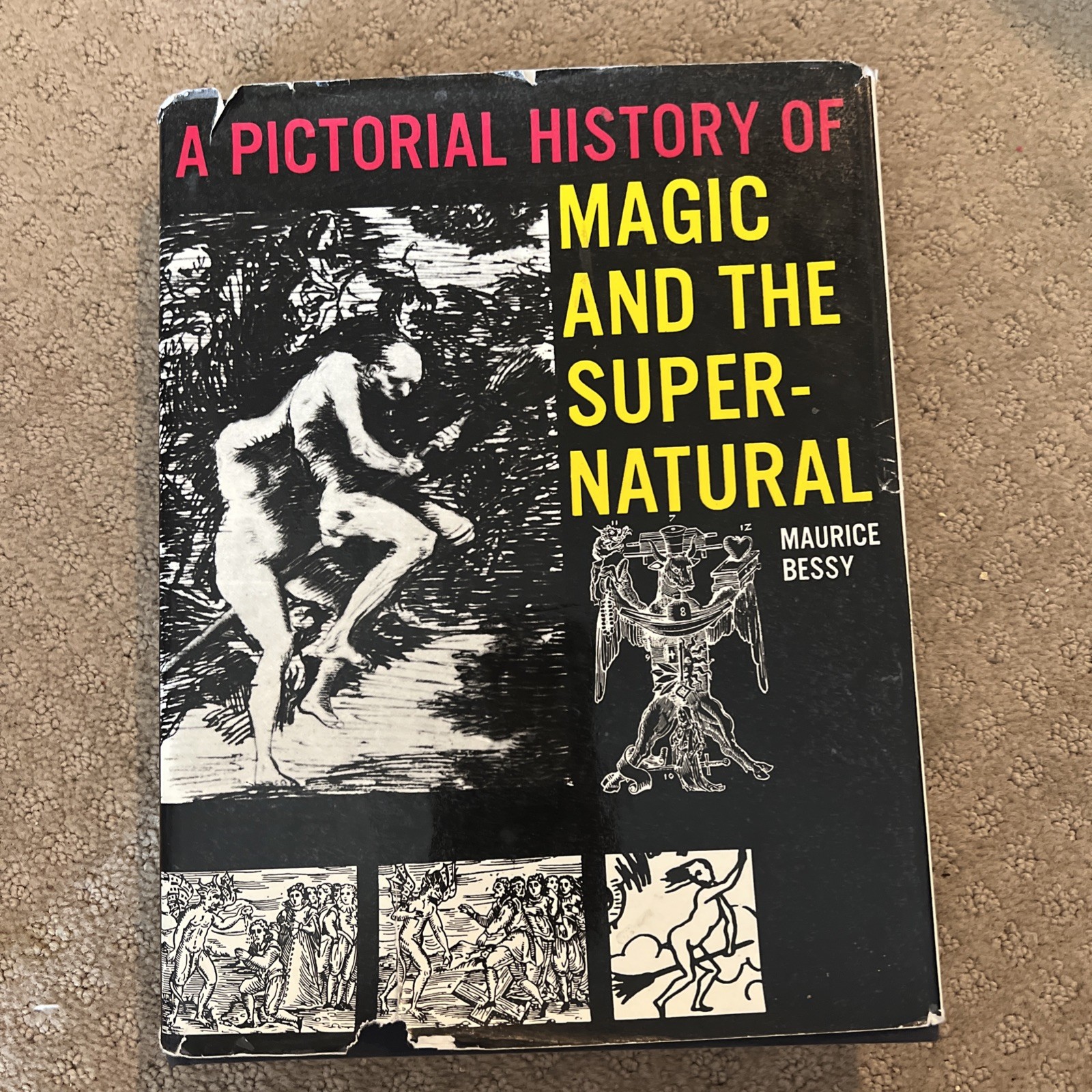 Magic & The Supernatural:A Pictorial History HBDJ 1964 VG/GD 1st ed. 2nd imp.