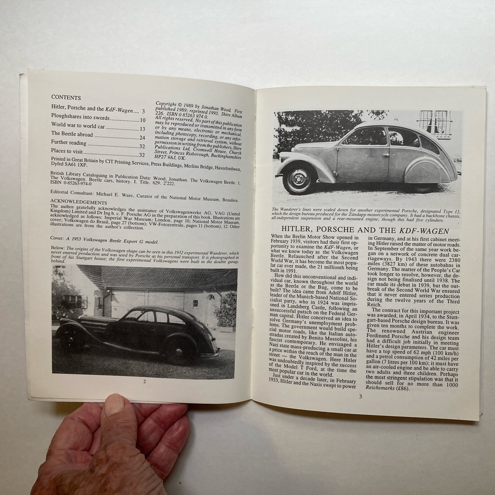 Volkswagen Beetle Shire Album 226 Jonathan Wood 1993 Reprint 9780852639740
