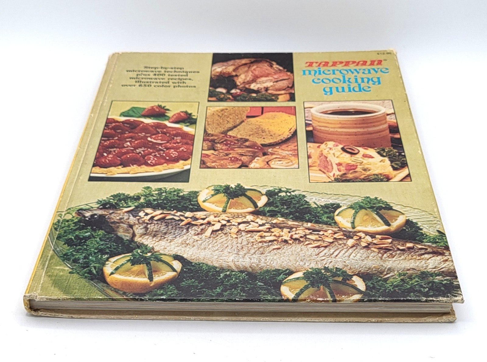 VTG 1979 Tappan Microwave Cooking Guide Hardcover 11.5 x 8.75″