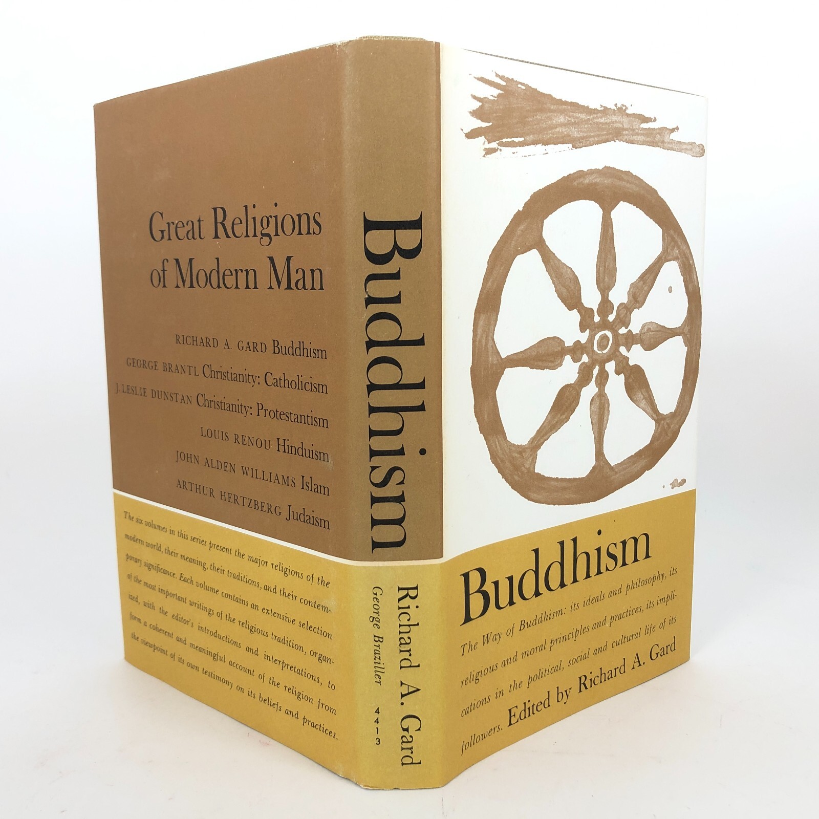 Buddhism (the Way of) Ed. Richard A Gard 1962 HC DJ Braziller *fine/NF* 4.00