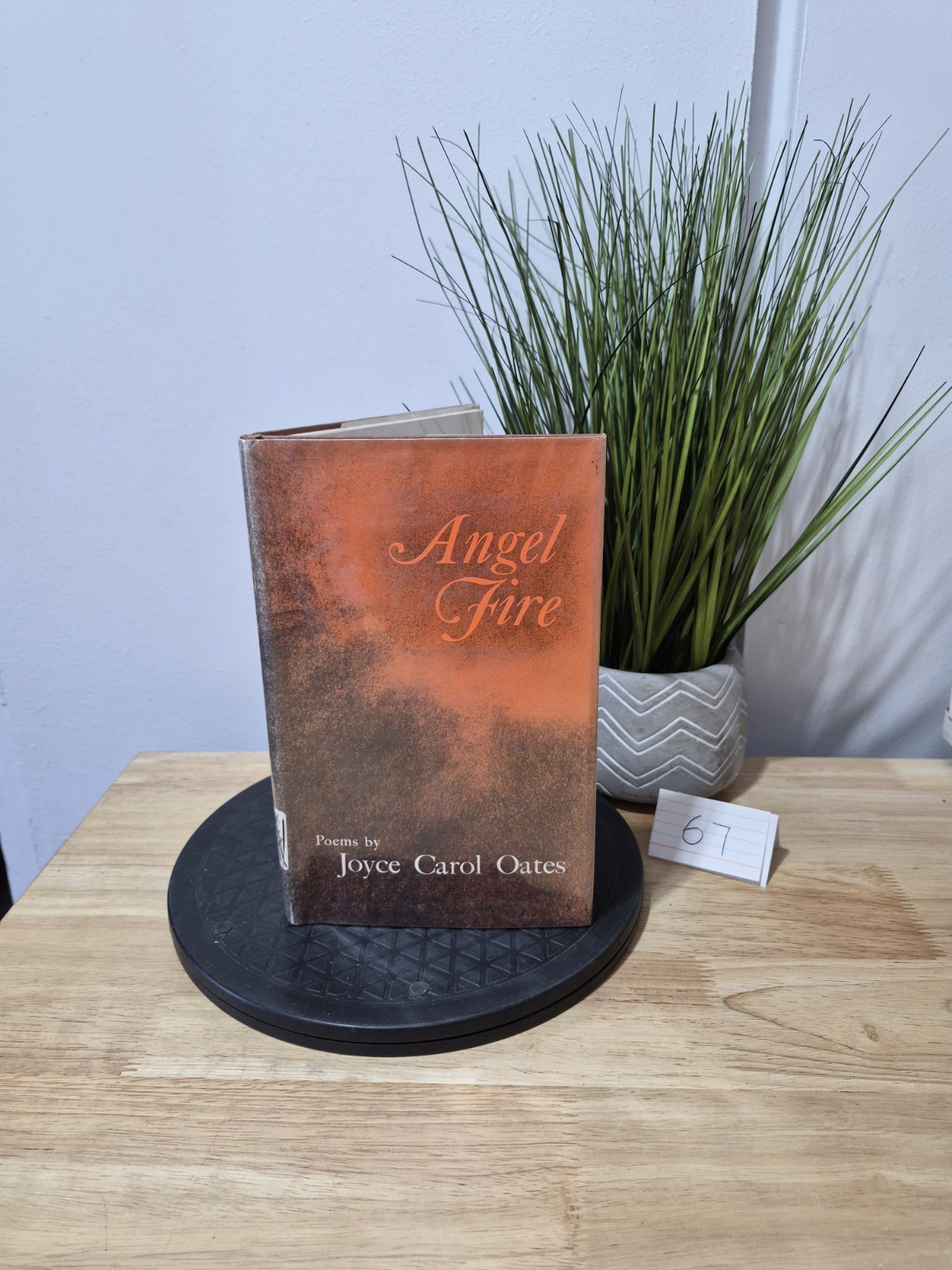 Angel Fire : Poems by Joyce Carol Oates 1973 Hardcover Dust Jacket