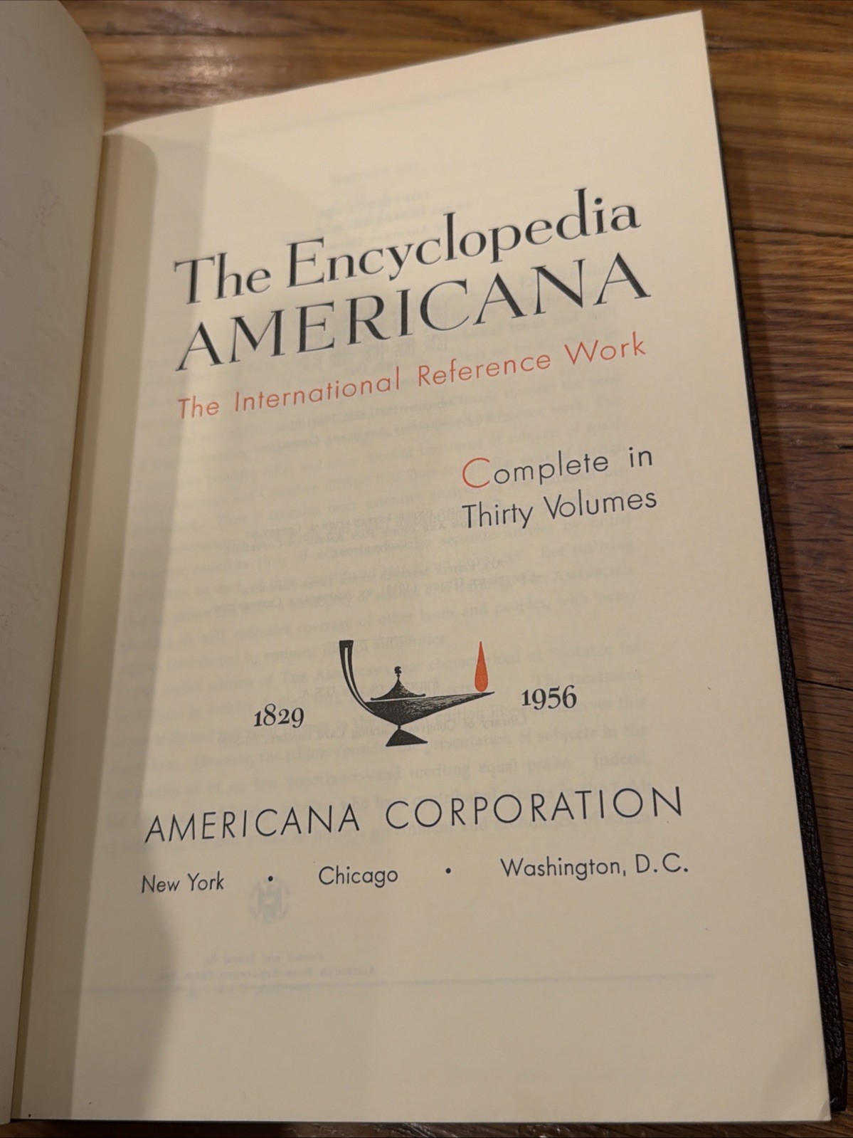 The Encyclopedia Americana 1956 Edition 30 Volume Complete Set