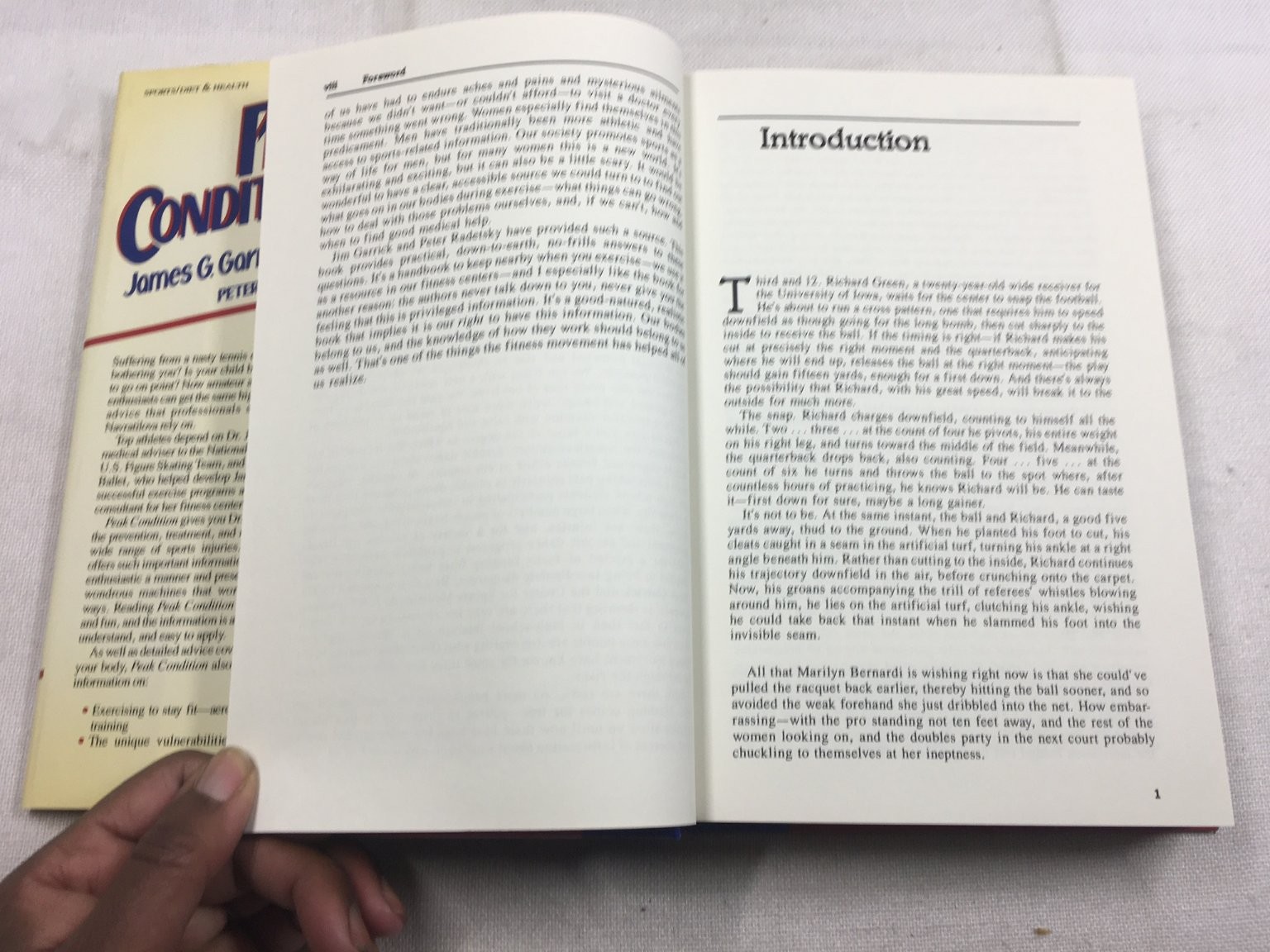 Peak Condition Garrick Radetsky 1986 Sports Injuries Fitness Crown