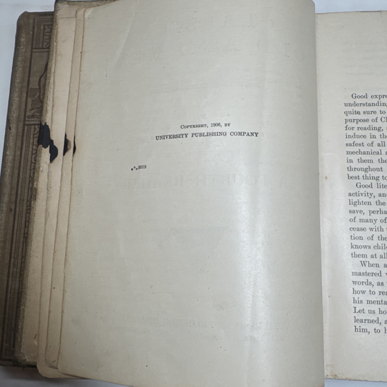 1899 Cyr’s Fourth Reader & 1906 Classics old and New Fourth Reader-VNTG Textbook
