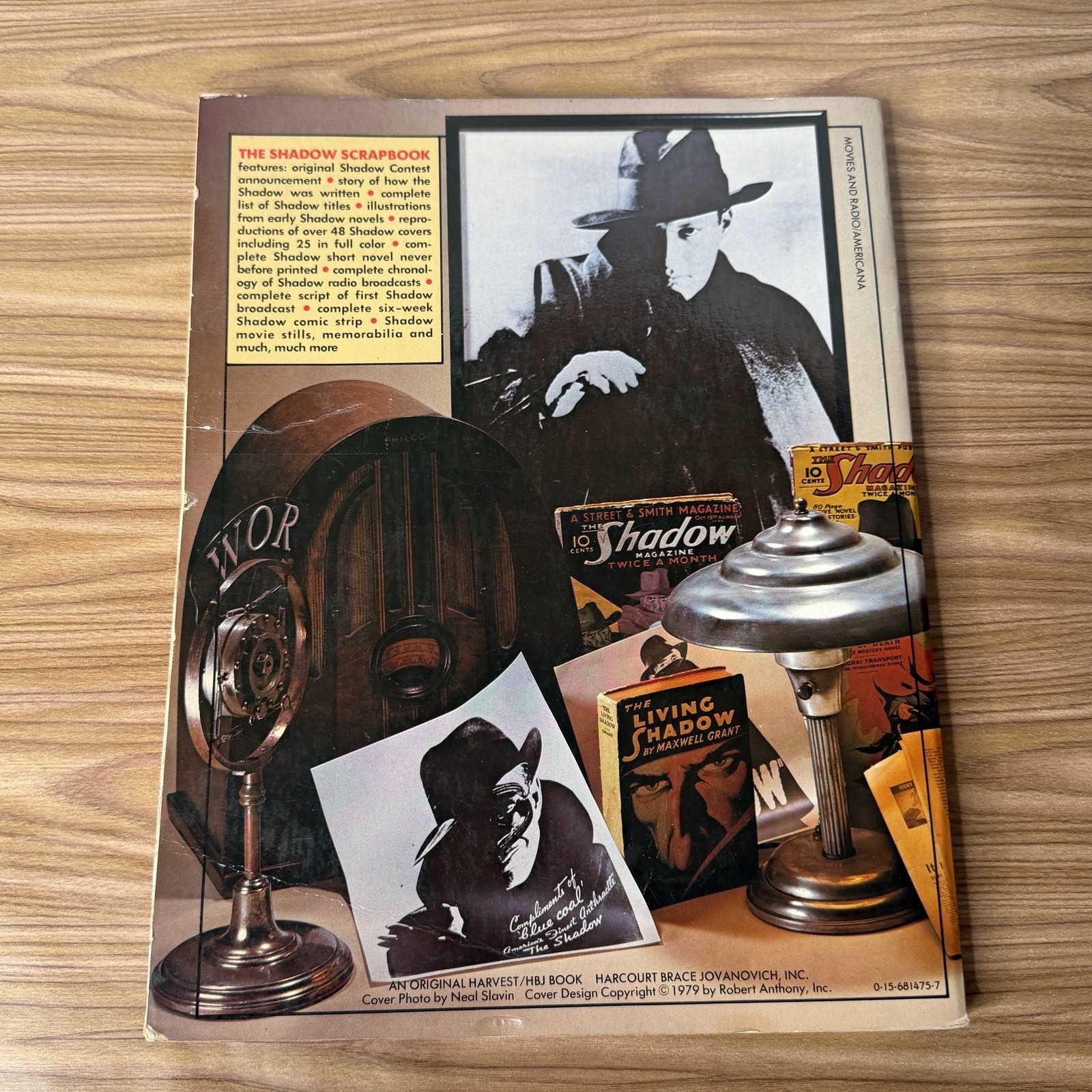 The Shadow Scrapbook Walter B. Gibson 1979 First Edition Complete Story Pulp