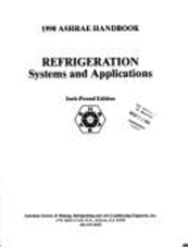 Ashrae Handbook – Refrigeration 1994: I-P Edition by Bob Parsons: Used