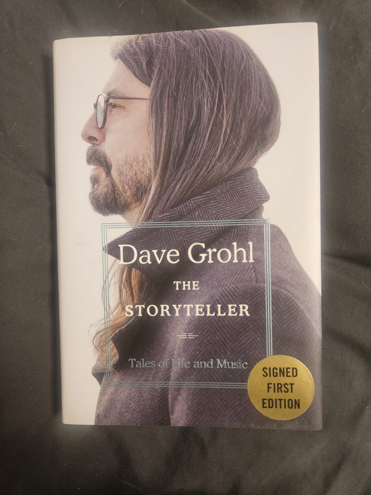 The Storyteller SIGNED Dave Grohl Book 2021 Hardcover Foo Fighters Nirvana