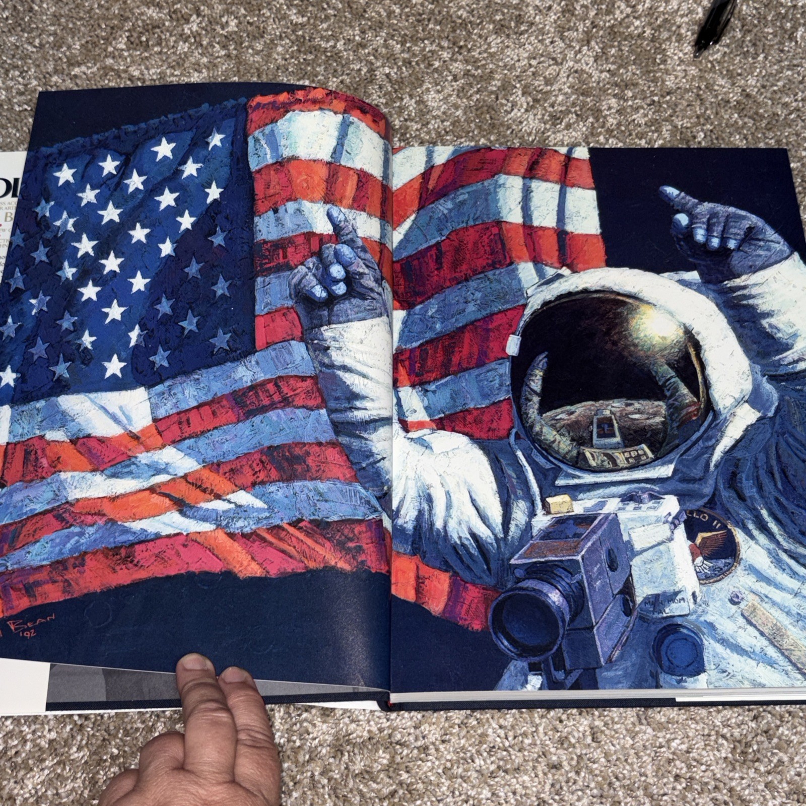 1st Edition Signed By Alan Bean Astronaut Apollo Eyewitness Moonwalker Hardcover