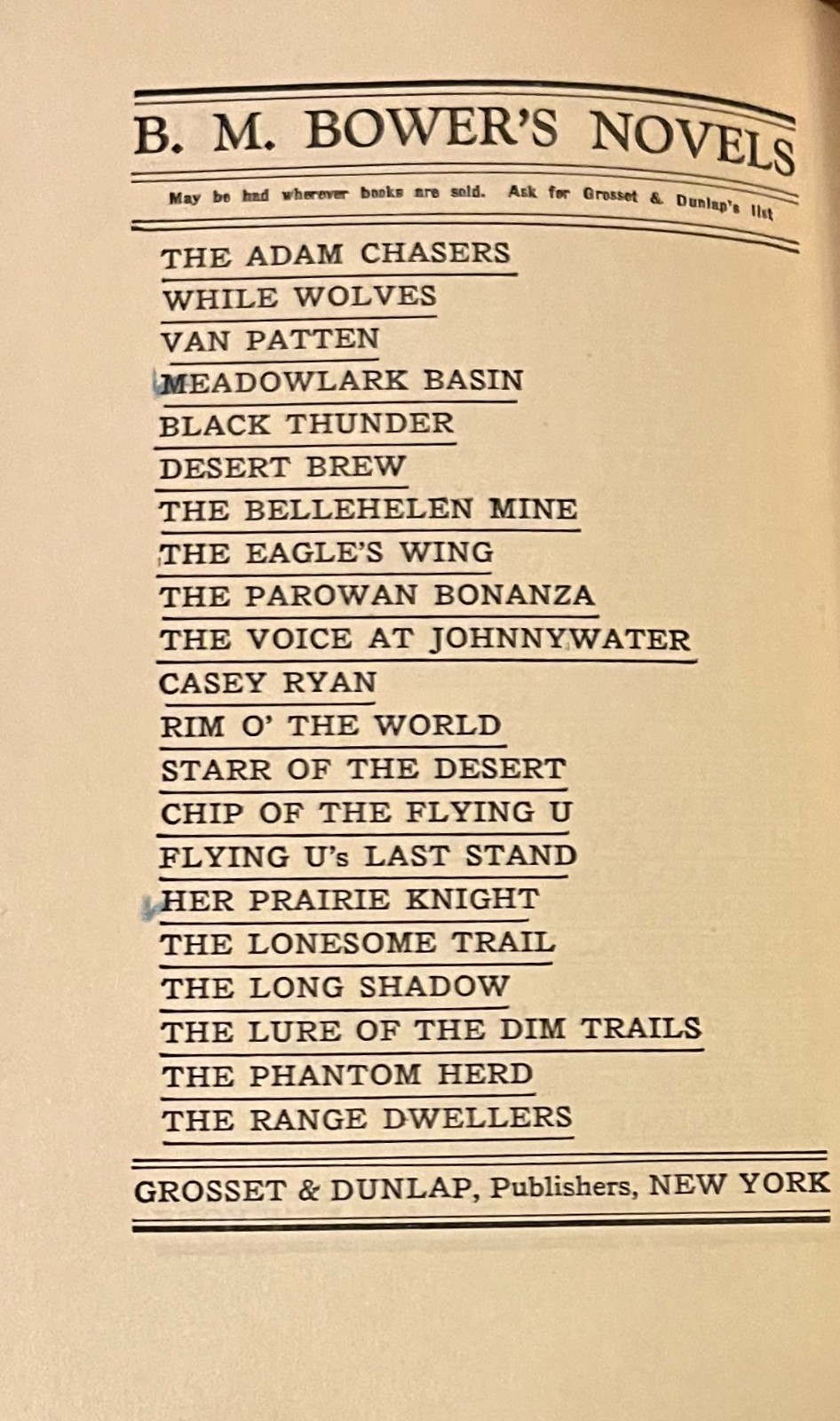 MYSTERY RANGE-Western Novel-CHARLES ALDEN SELTZER-Very Good Grosset & Dunlap HC!