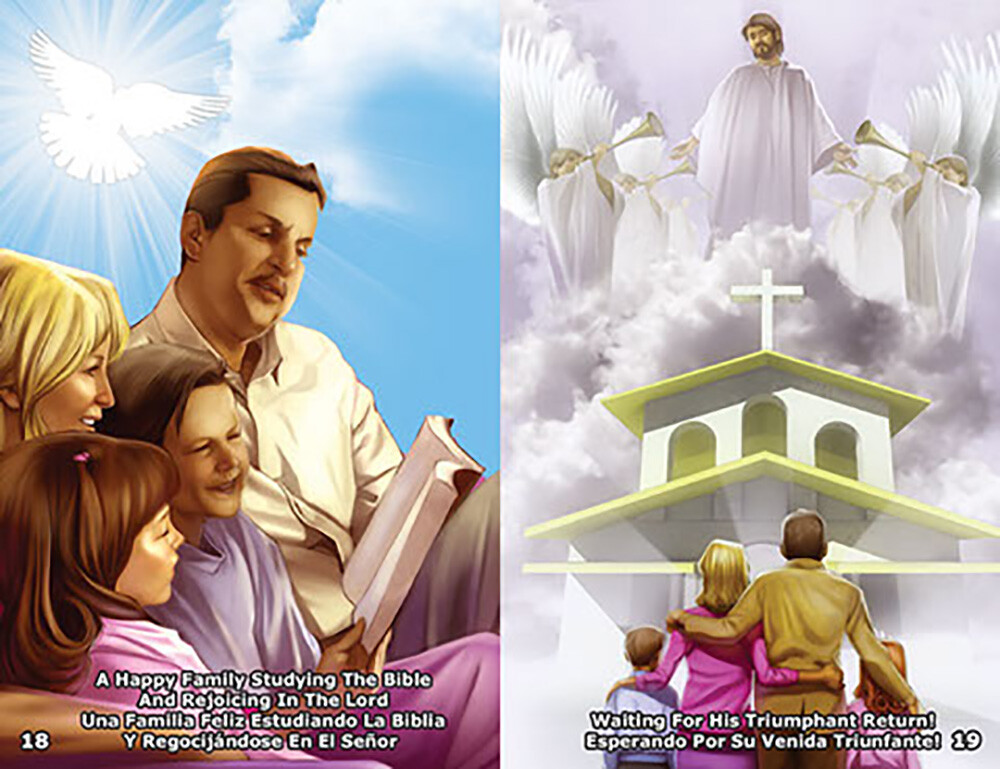 Kid’s Gospel Bible Tracts in English and Spanish, Pack of 40, 20 Pages Each.