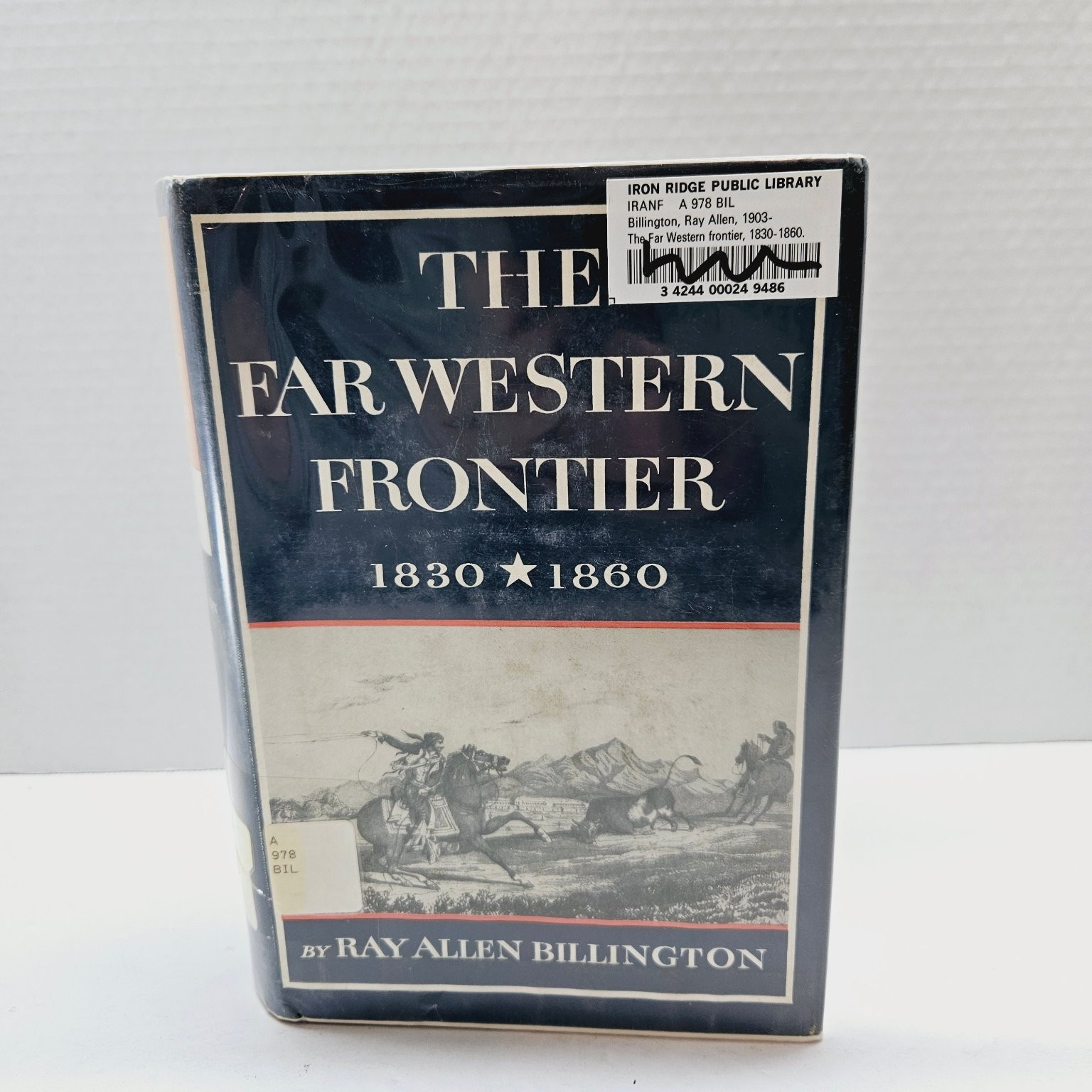 Far Western Frontier 1830-1860 Ray Allen Billington 1956 HC Ex-Lib