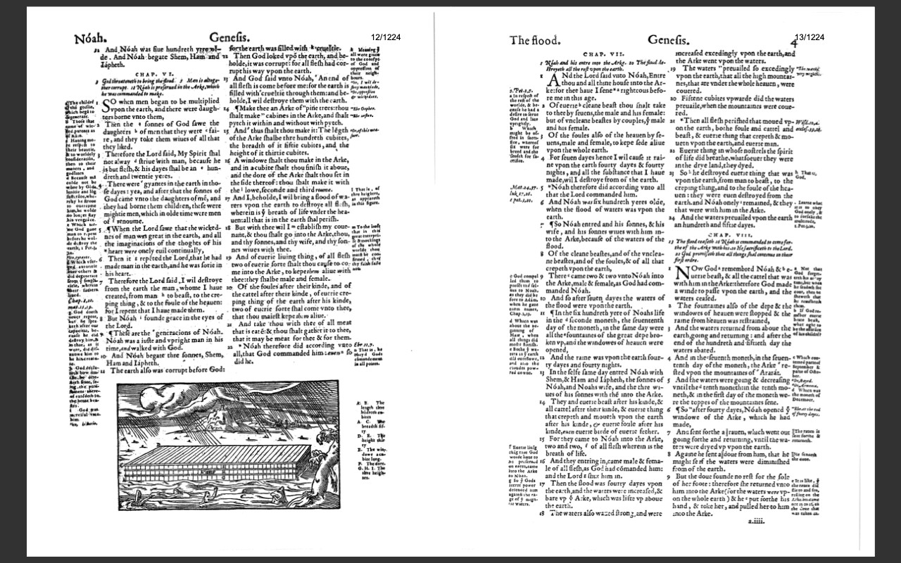 Geneva Bible 1560 Edition with Apocrypha (Scanned Original) PDF E-Book on CD-ROM