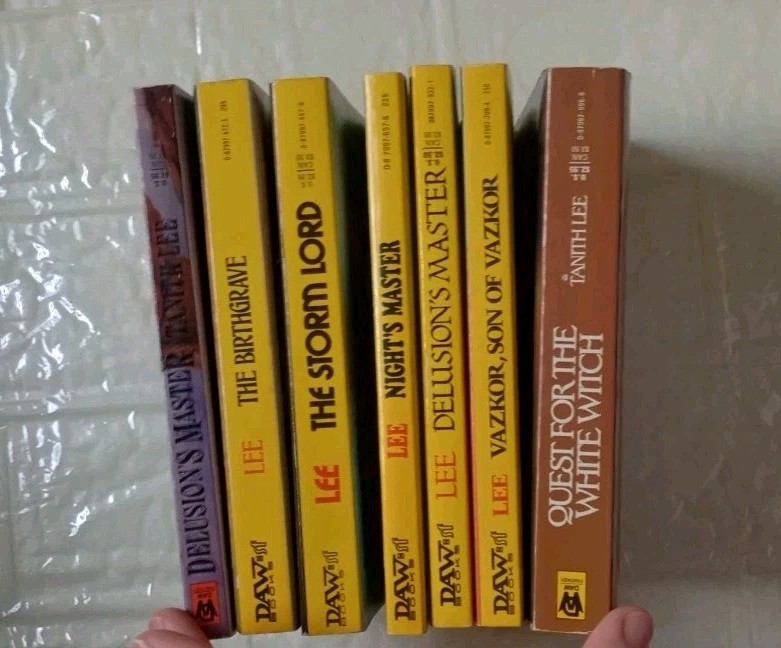 Lot Of ✨ 7 ✨Tanith Lee DAW Vintage Adult Fantasy