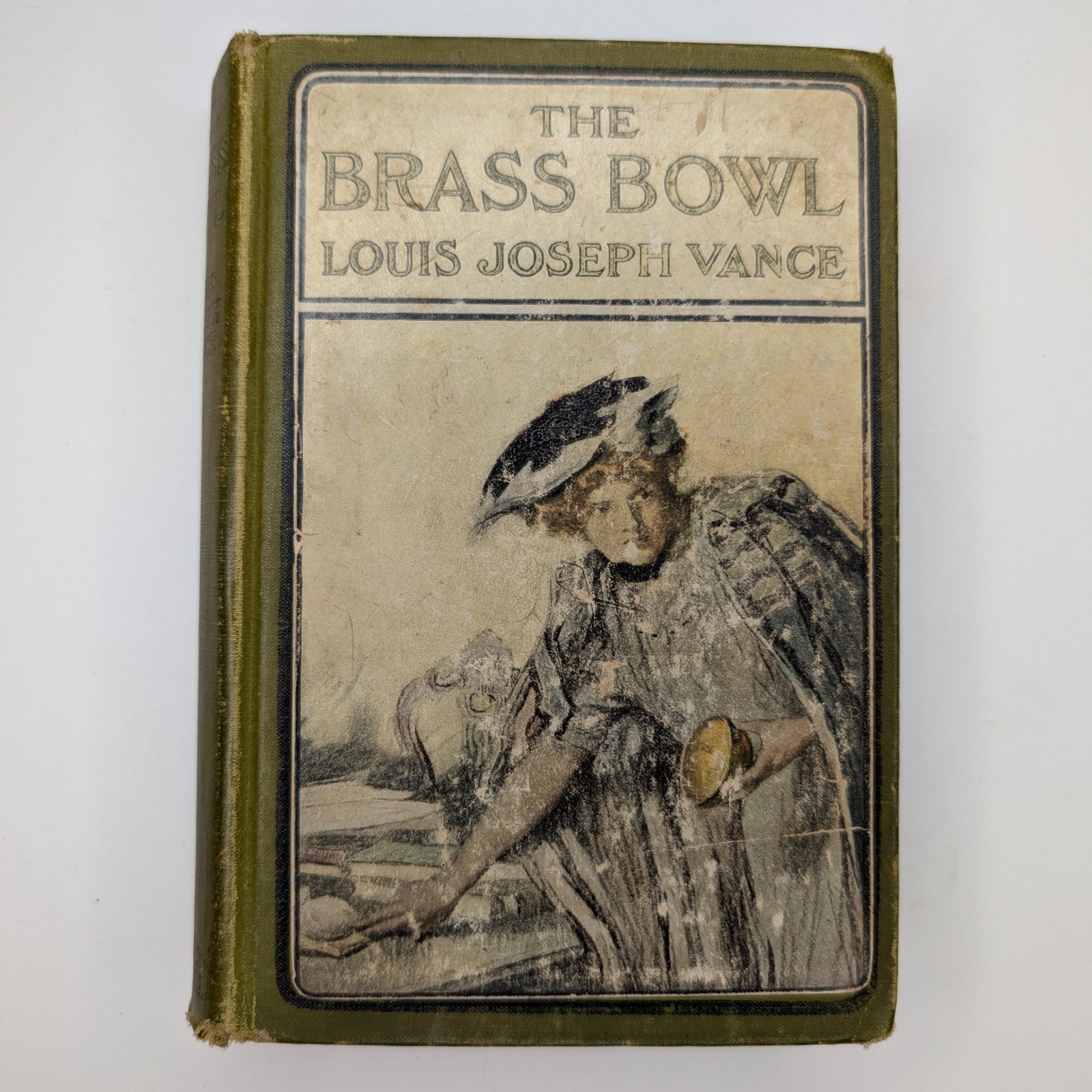 1907 1st Ed THE BRASS BOWL Louis Joseph Vance Bobbs-Merrill Orson Lowell Illust