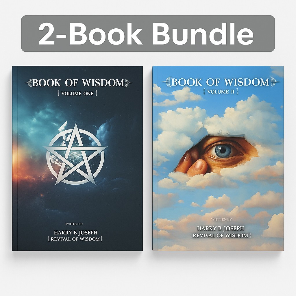 Book of Wisdom Volumes 1 & 2 by Harry B. Joseph -Paperback Bundle