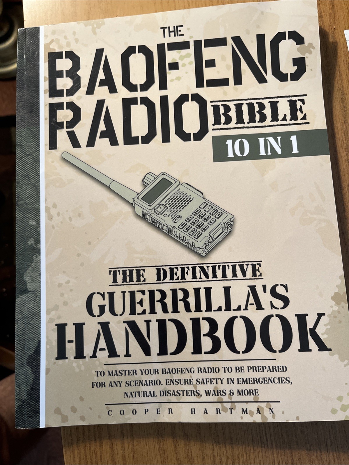The Baofeng Radio Bible 10 in 1 Guerrilla Handbook Cooper Hartman Paperback 2023