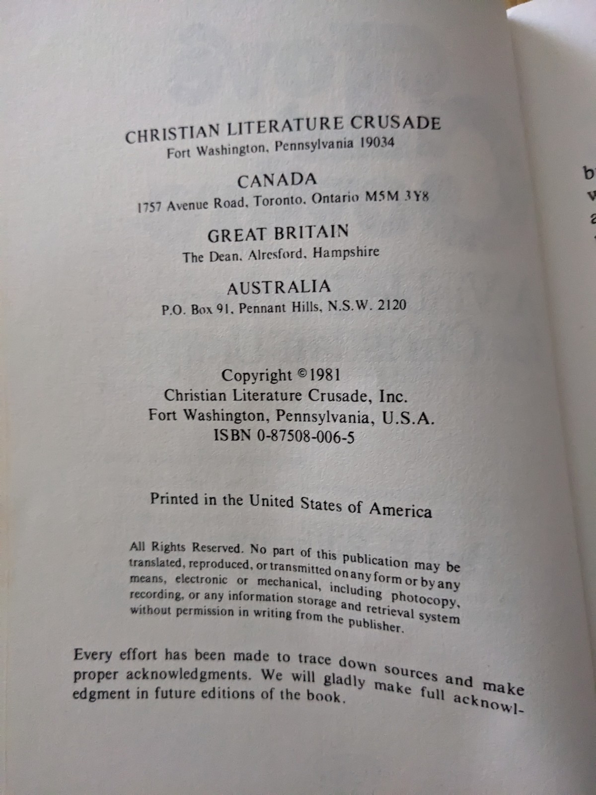 Love Covers: A Viable Platform For Christian Unity by Paul E. Billheimer 1981 PB