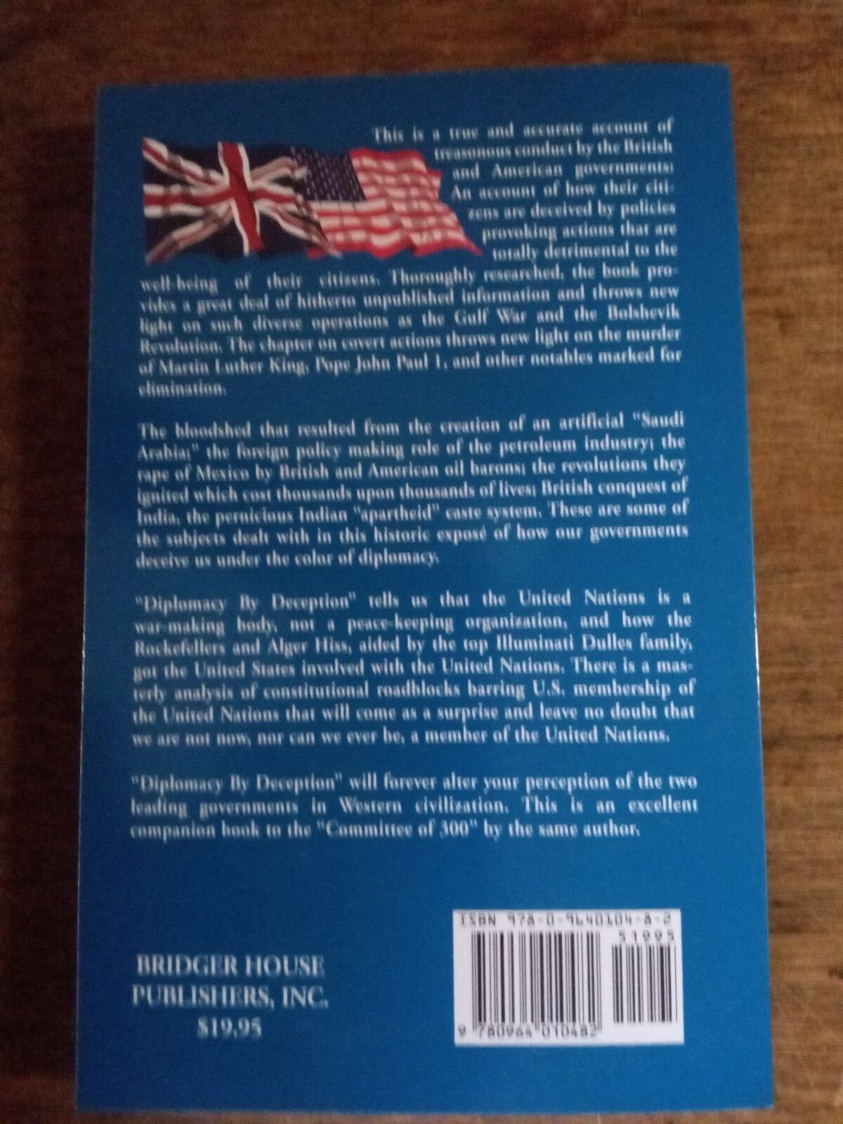 Diplomacy by Deception : An Account of the Treasonous Conduct by the Governments