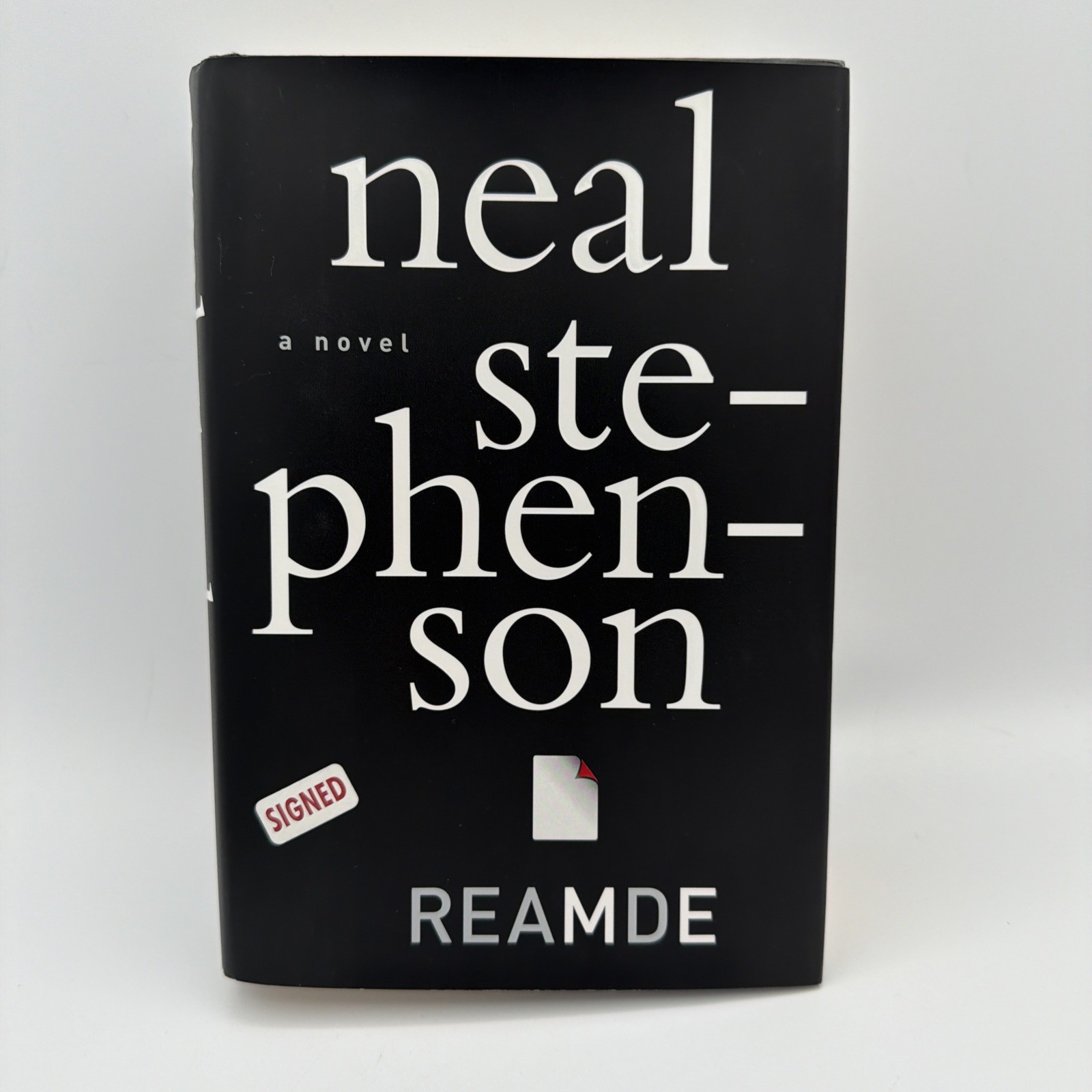 SIGNED Reamde by Neal Stephenson Hardcover HCDJ, First Edition, Like New