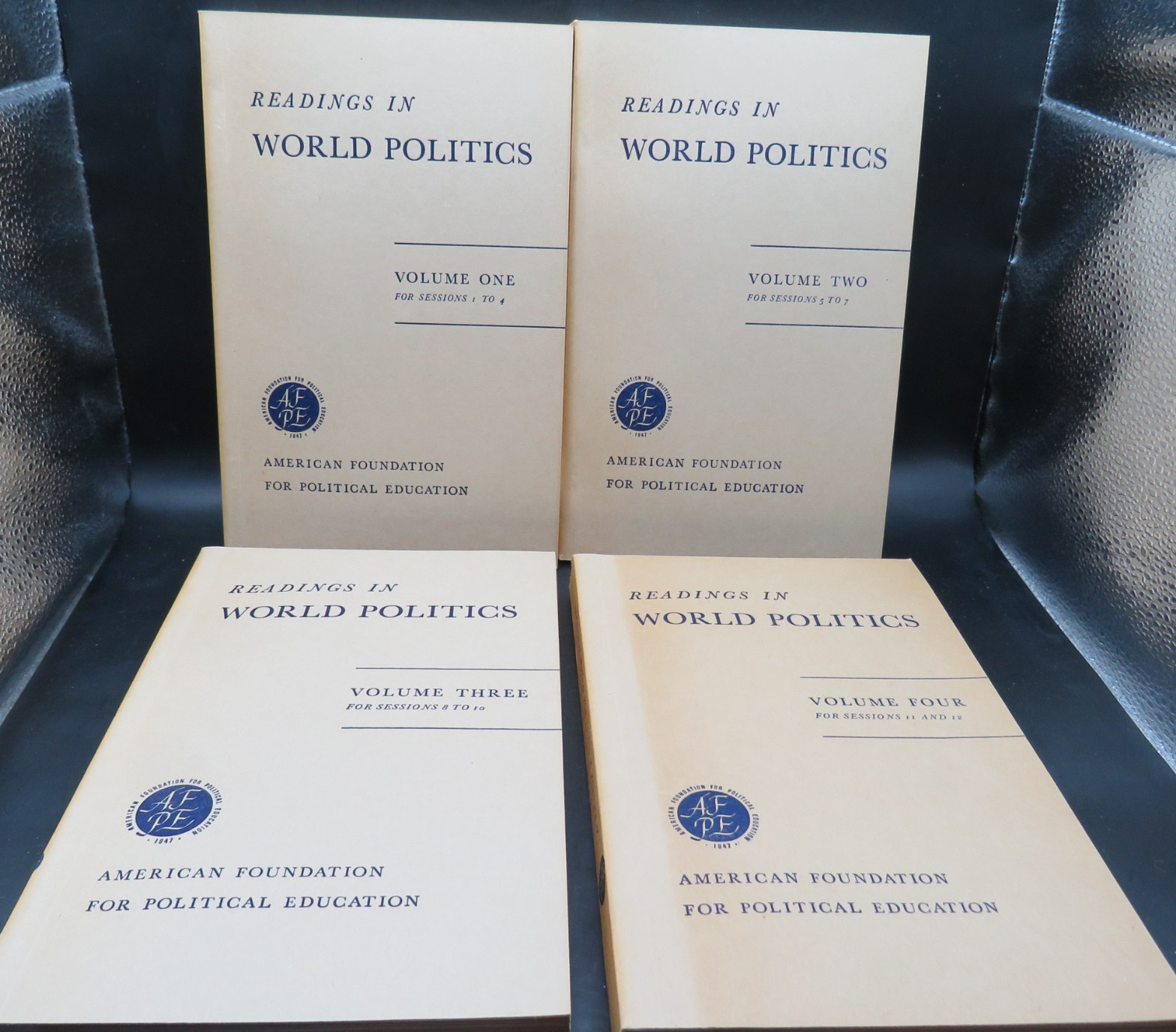 Readings in World Politics 4 Book Box Set 1951 Volume 1-4