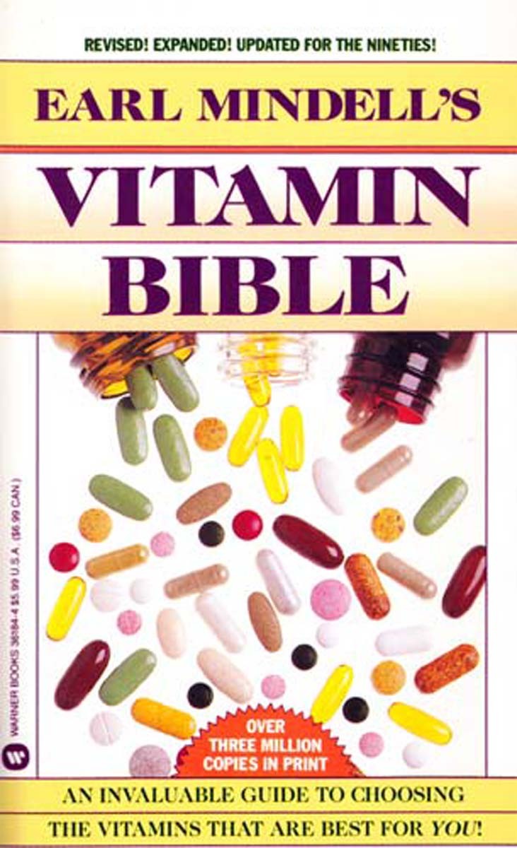 Earl Mindell’s New and Revised Vitamin Bible / 1991 Paperback