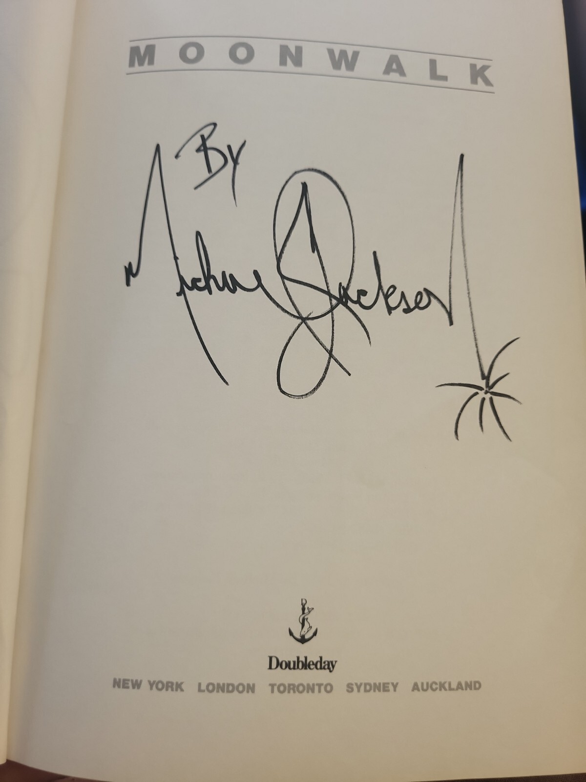 Moonwalk by Michael Jackson (1988, Hardcover)