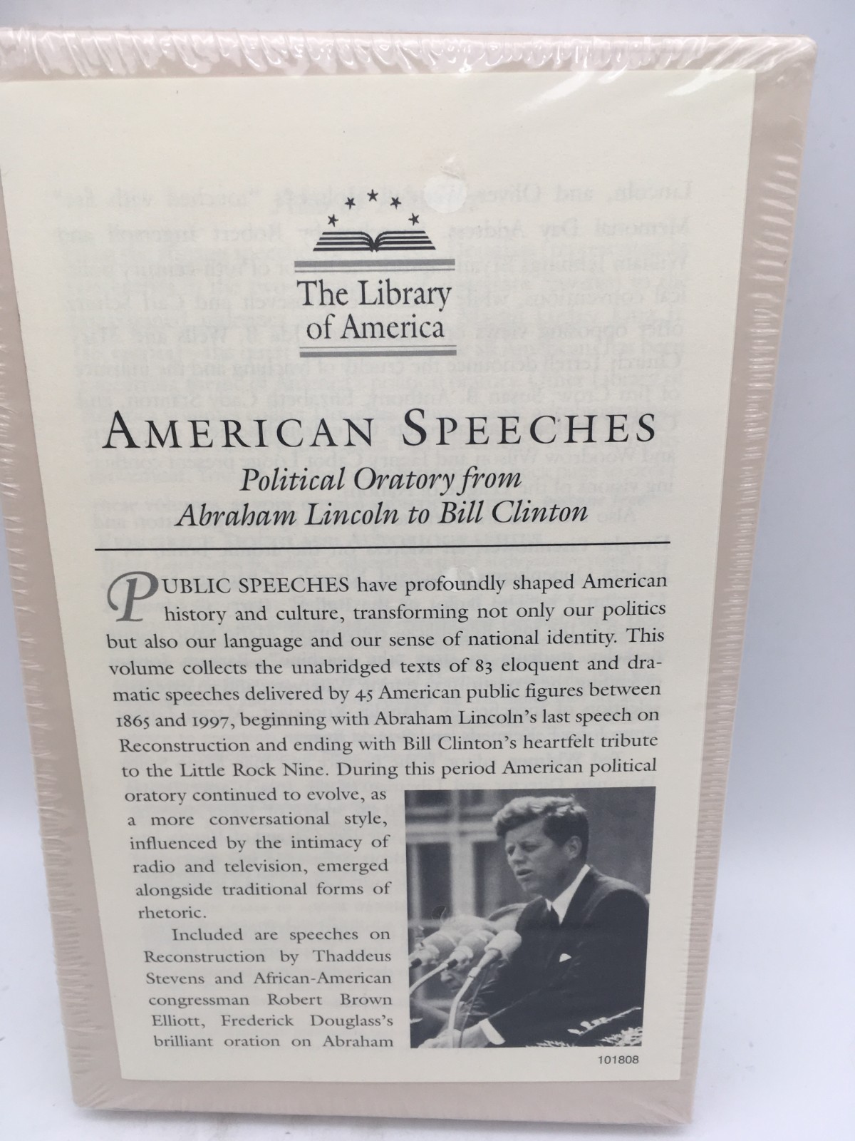 NEW SEALED American Speeches: Lincoln to Clinton Library of America HC Slipcase