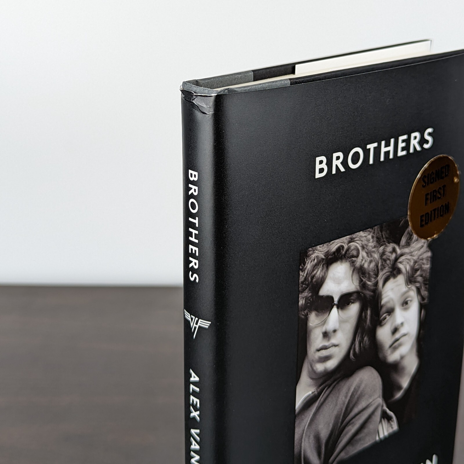 BROTHERS Alex Van Halen SIGNED Autographed 1st First Edition Hardcover (Damaged)