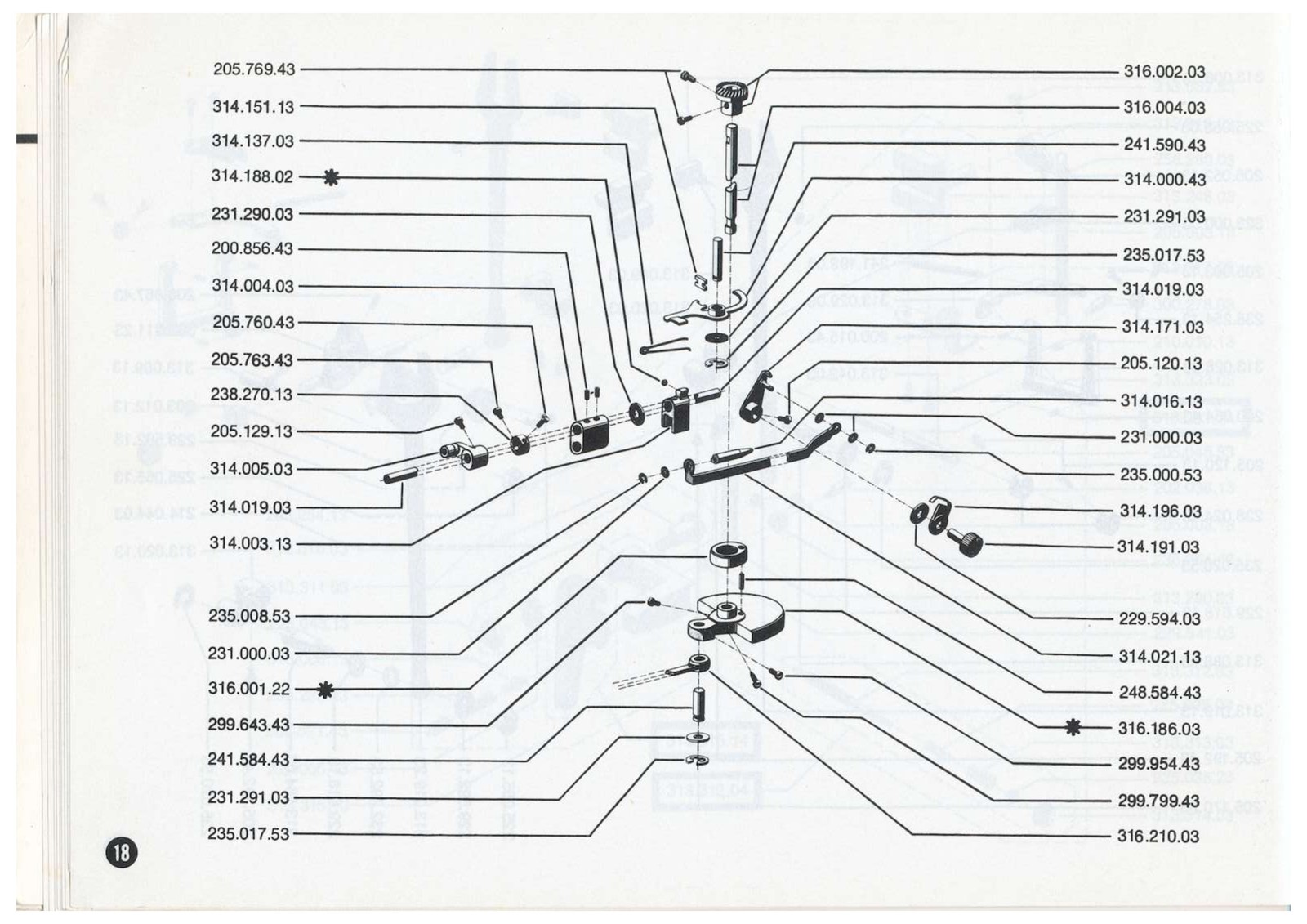 BERNINA 807 808 809 Sewing Machine Illustrated Parts Manual – WIRE BOUND