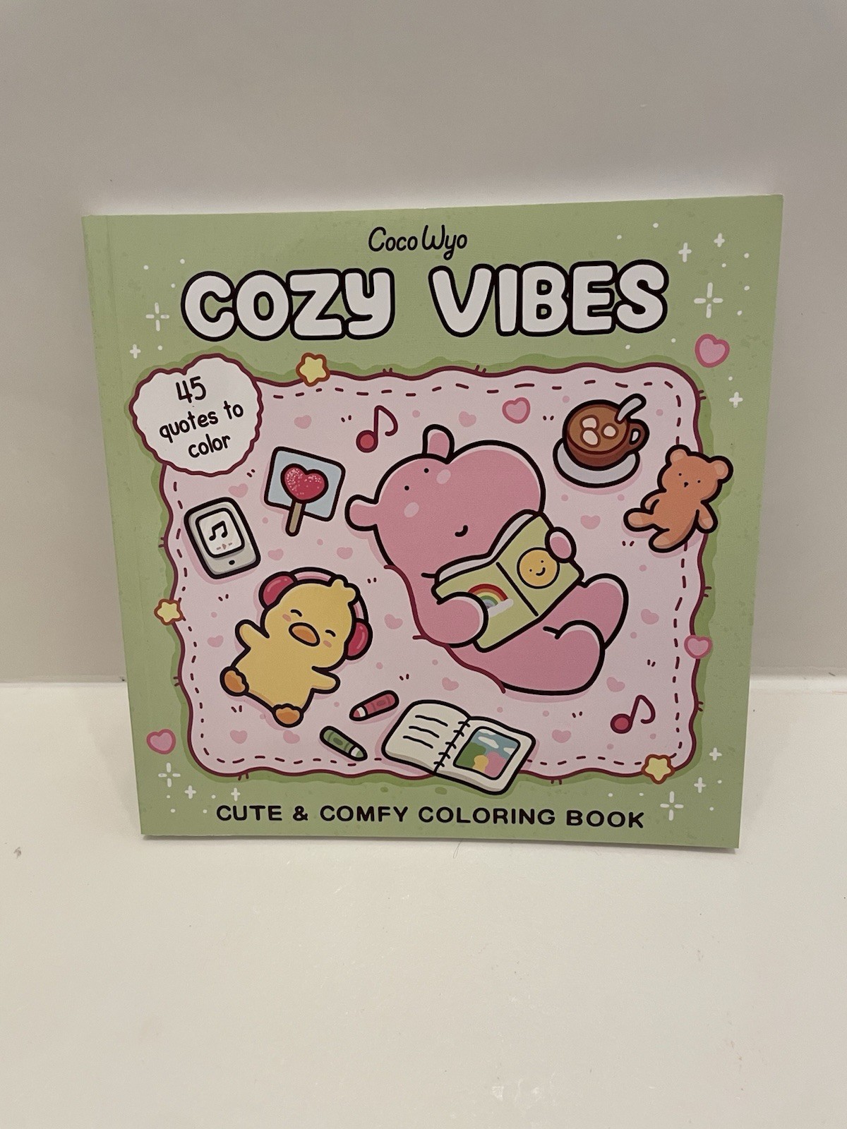 Coco Wyo Cozy Vibes (Paperback) Cozy Spaces Coloring