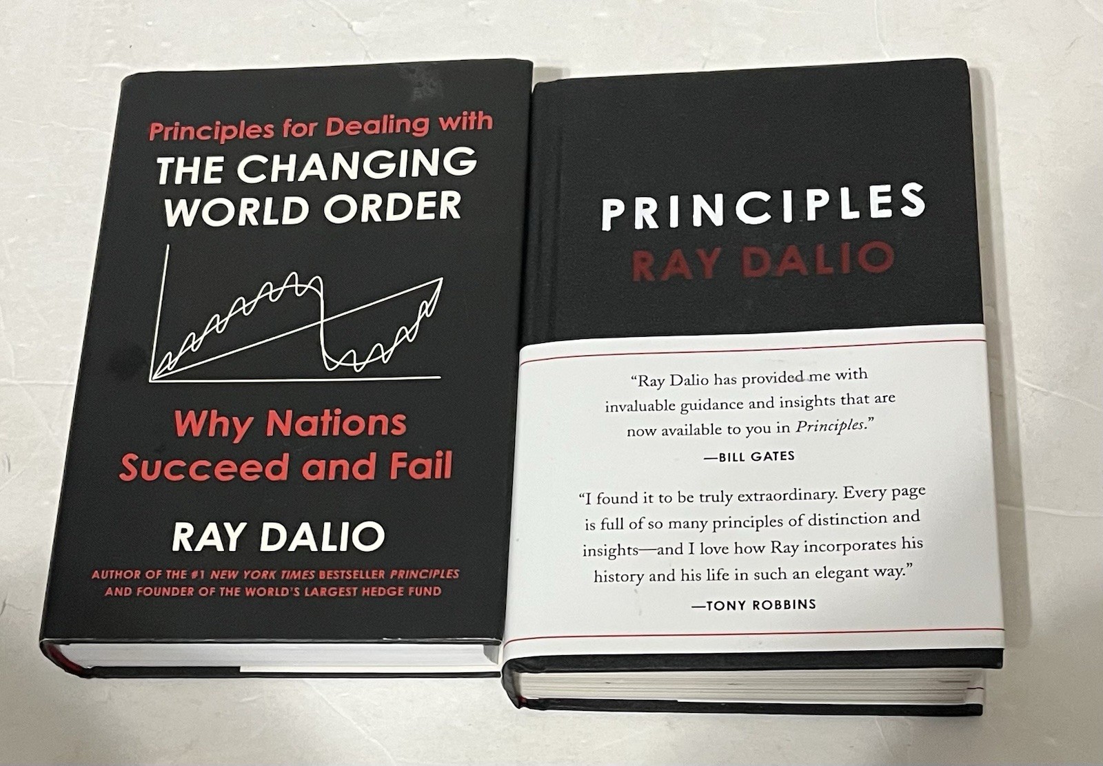 Principles for Dealing with the Changing World Order & Principles Ray Dalio HC