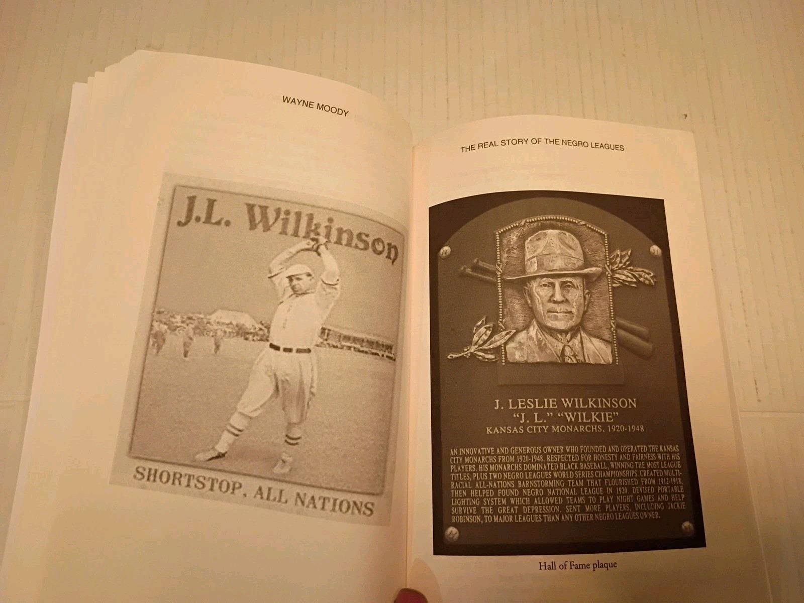 The Real Story of The Negro Leagues Paperback Wayne Moody