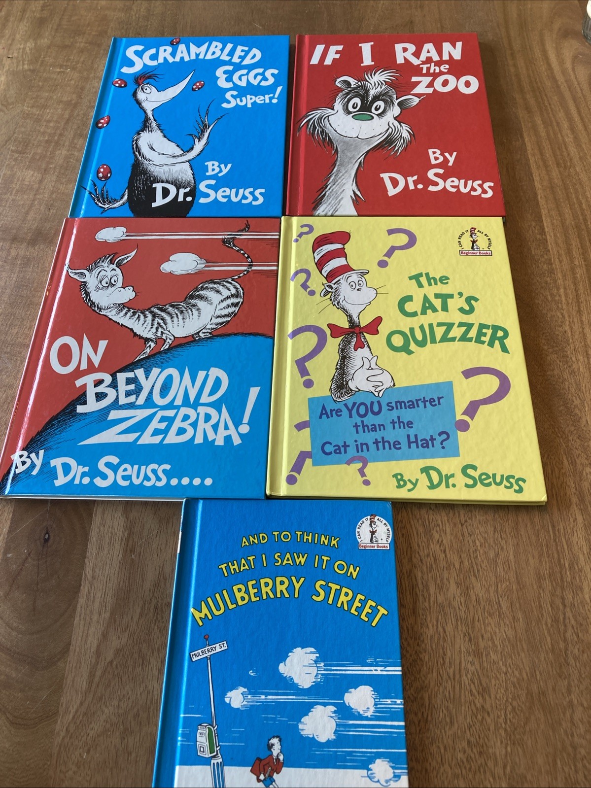 5 Banned Dr. Seuss Books RARE Lot Out Of Print Hardcover