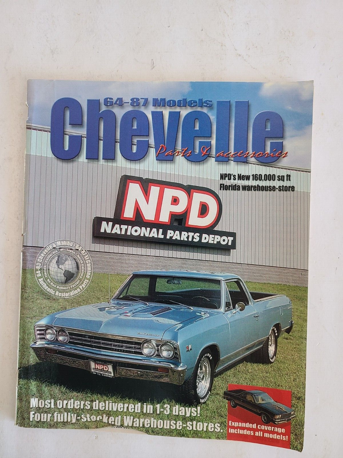 ’64-87 Chevelle Parts & Accessories Catalog 1999 National Parts Depot 127 Pages.