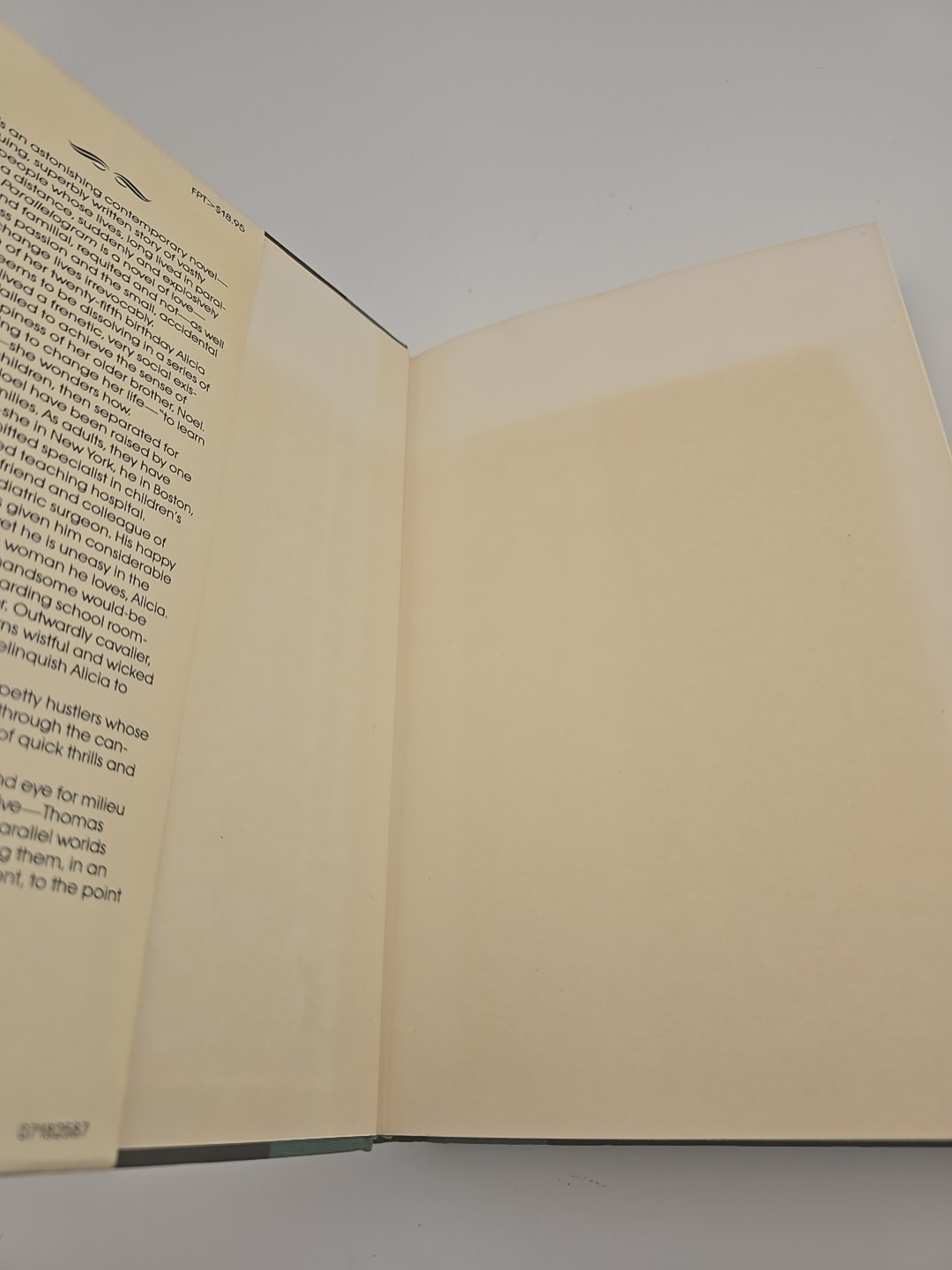 Parallelogram by Thomas Caplan – 1987 Hardcover, First Edition, OOP w/ 1987…