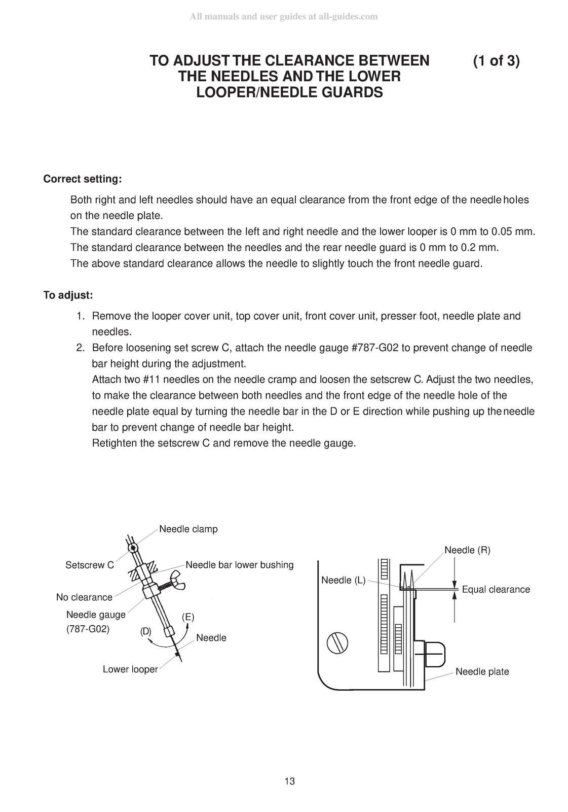 JANOME Mylock 744 Servicing Manual – STEEL WIRE BOUND – PROTECTIVE COVERS