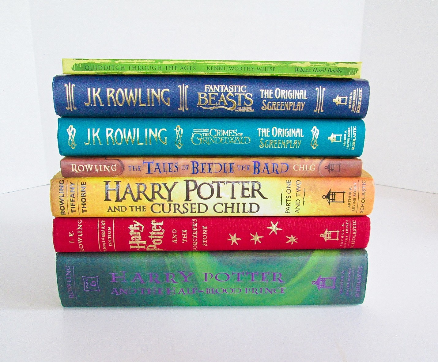 Lot of 7, Harry Potter Beedle Bard Fantastic Beasts Quidditch Plus, J.K. Rowling