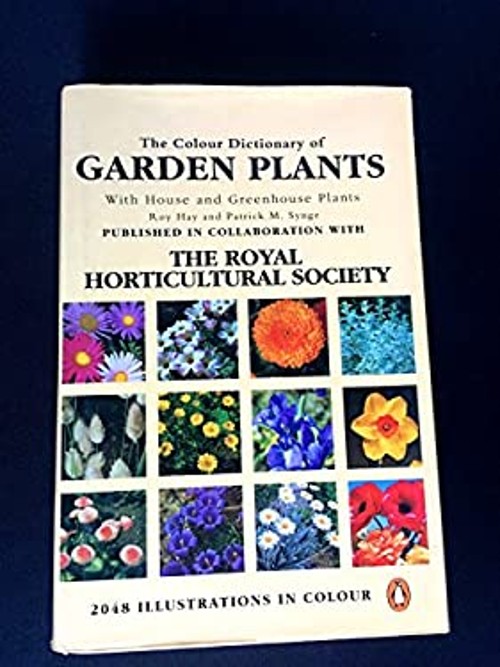 Colour Dictionary of Garden Plants Hardcover Synge Hay