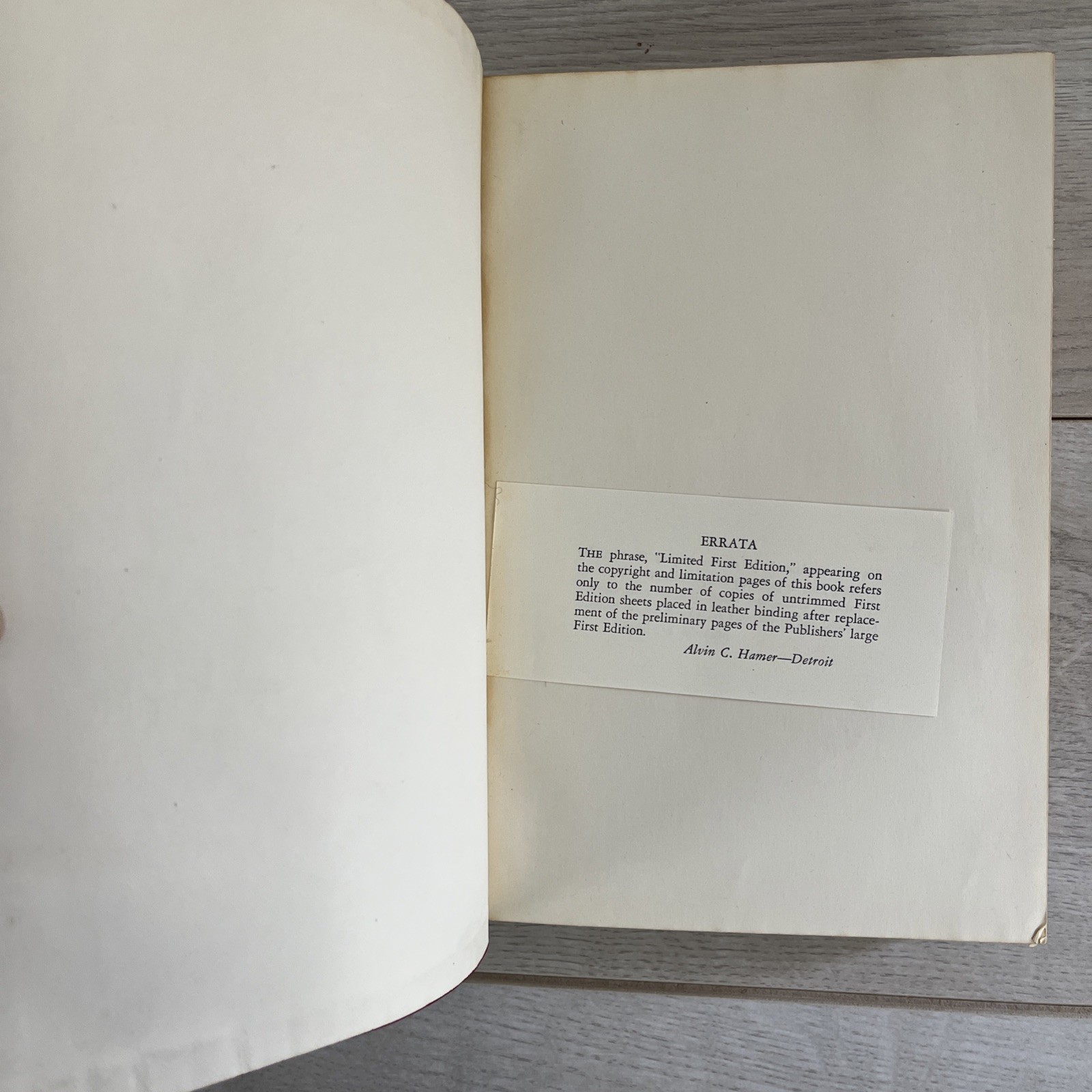 HC Signed,Bobbs-Merrill c1946 Malcolm W. Bingay Detroit is My Own Hometown