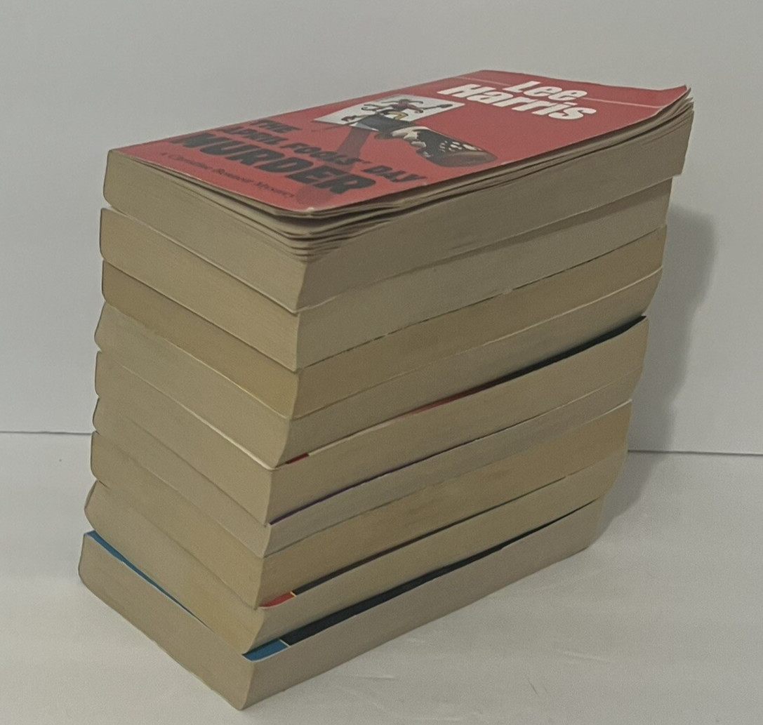 LEE HARRIS Lot of 9 Paperback Books – Christine Bennett & Manhattan Mystery