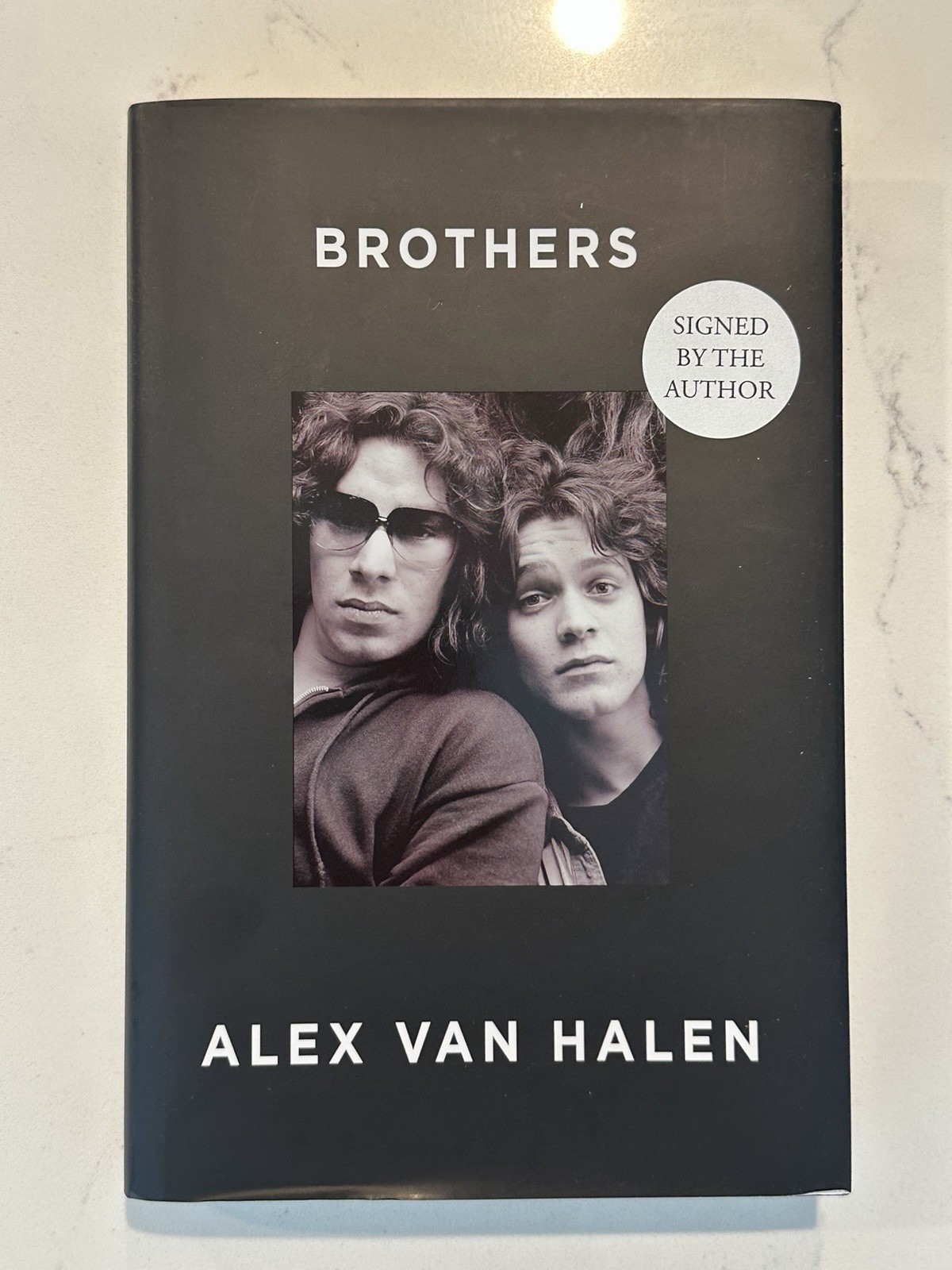 Alex Van Halen SIGNED BOOK Brothers FIRST EDITION Hardcover AUTOGRAPHED #2