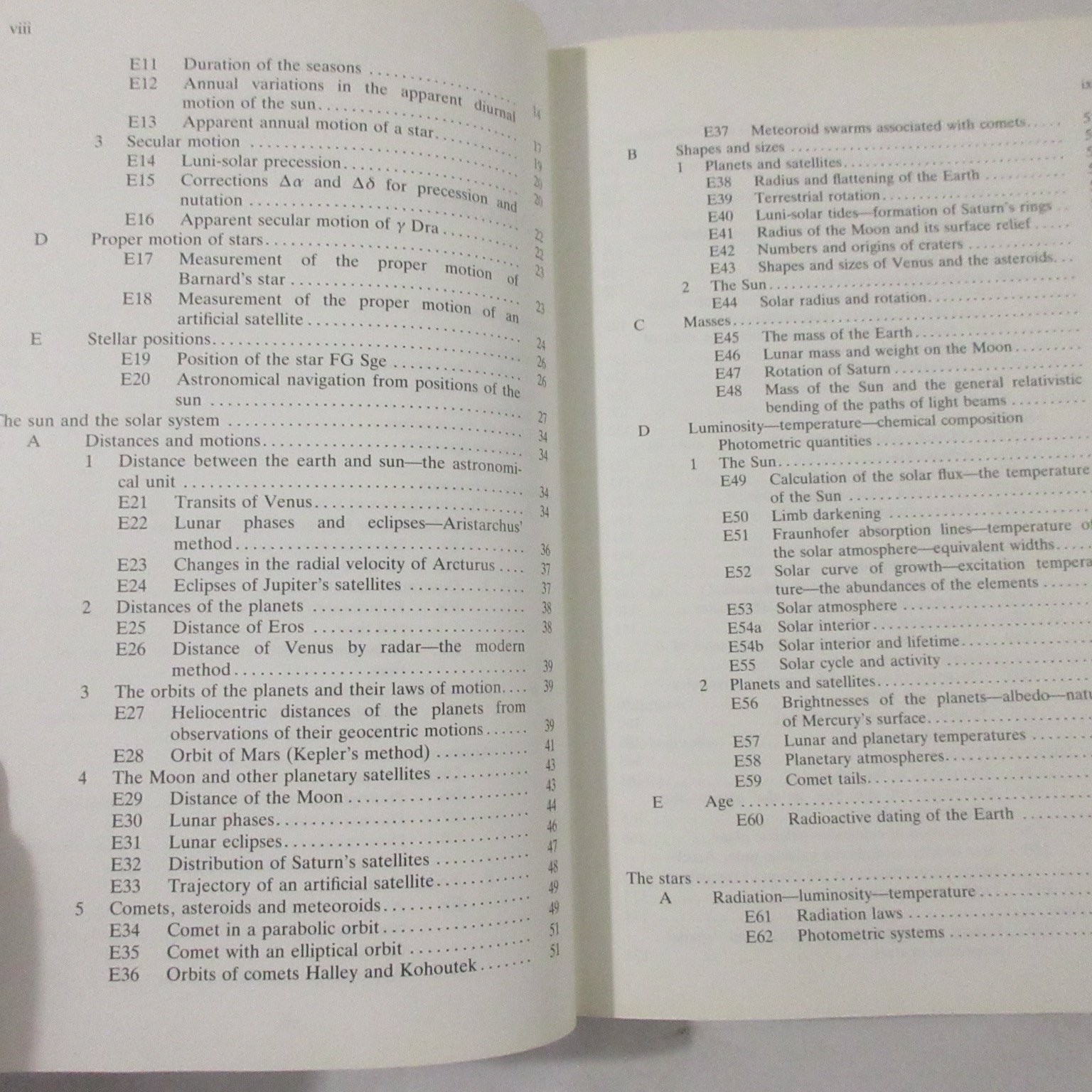 Astronomical Methods & Calculations Acker Jaschek 1984 John Wiley Astronomy