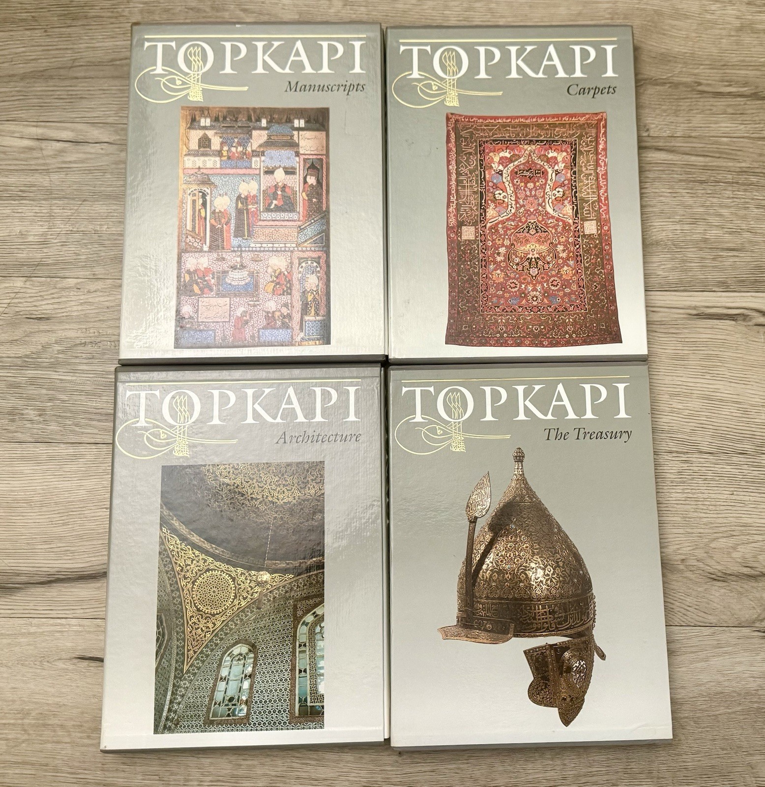 Topkapi ~Treasury, Manuscripts, Carpets & Architecture~ HC / Slip / 4 Books