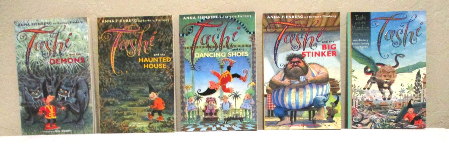 Lot of 5 Paperback Books in the Tashi Series, #6, 7, 8, 9, 14. VG or Better!
