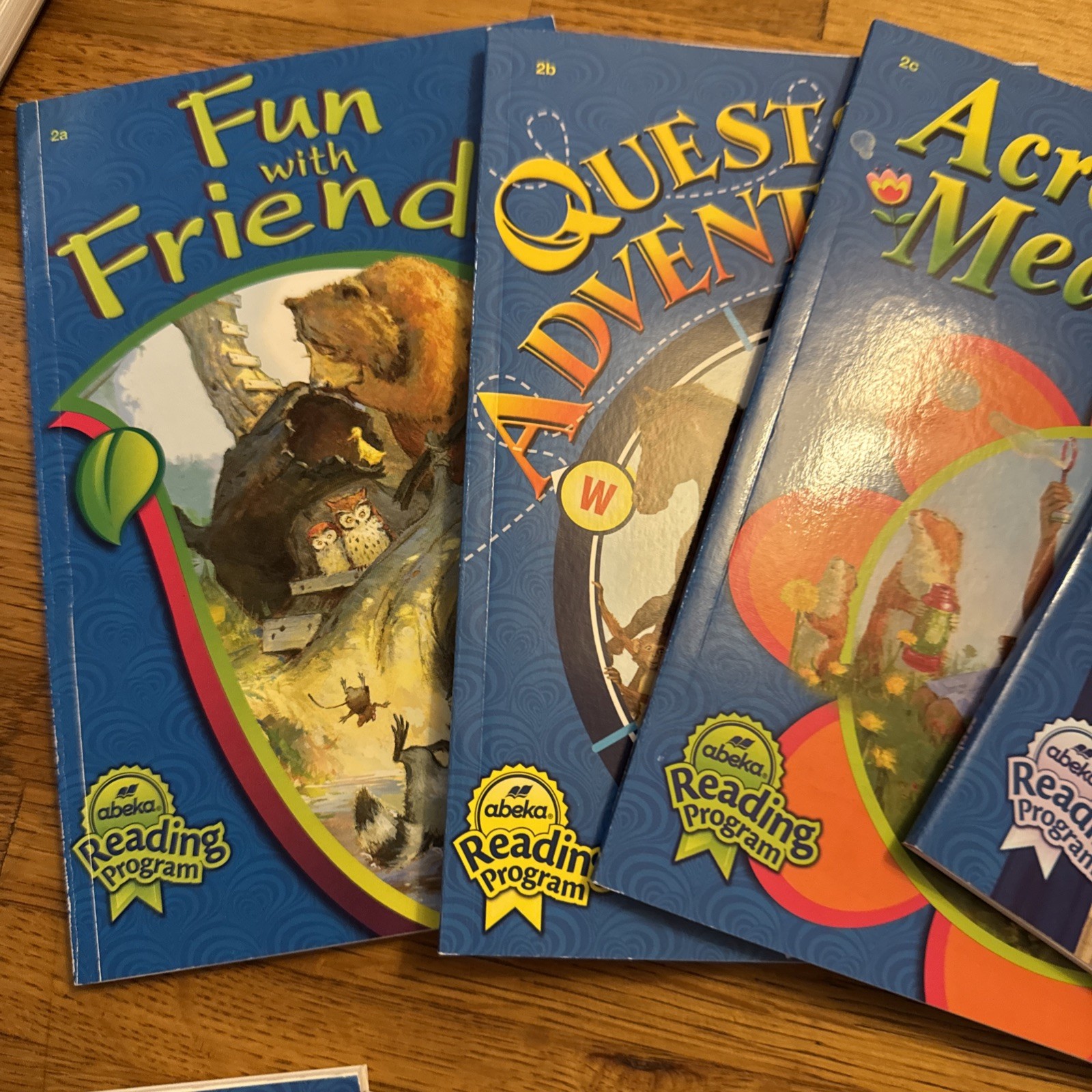 Abeka 2nd Grade Readers 4th Edition Books 9 A-I In Like New Condition